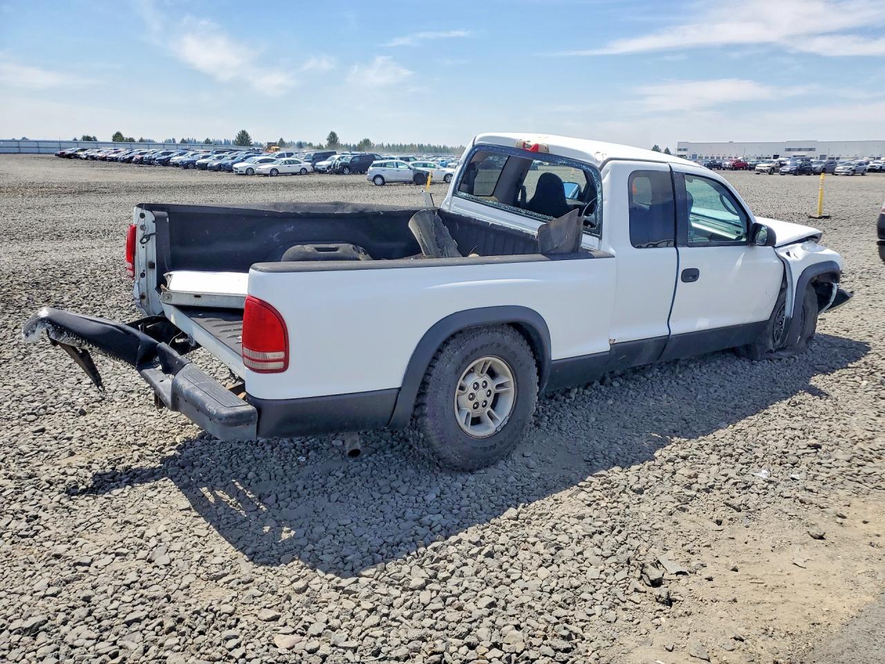 2001 Dodge Dakota White vin: 1B7GG22NX1S184710