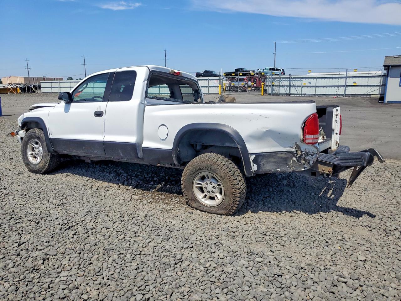 2001 Dodge Dakota White vin: 1B7GG22NX1S184710