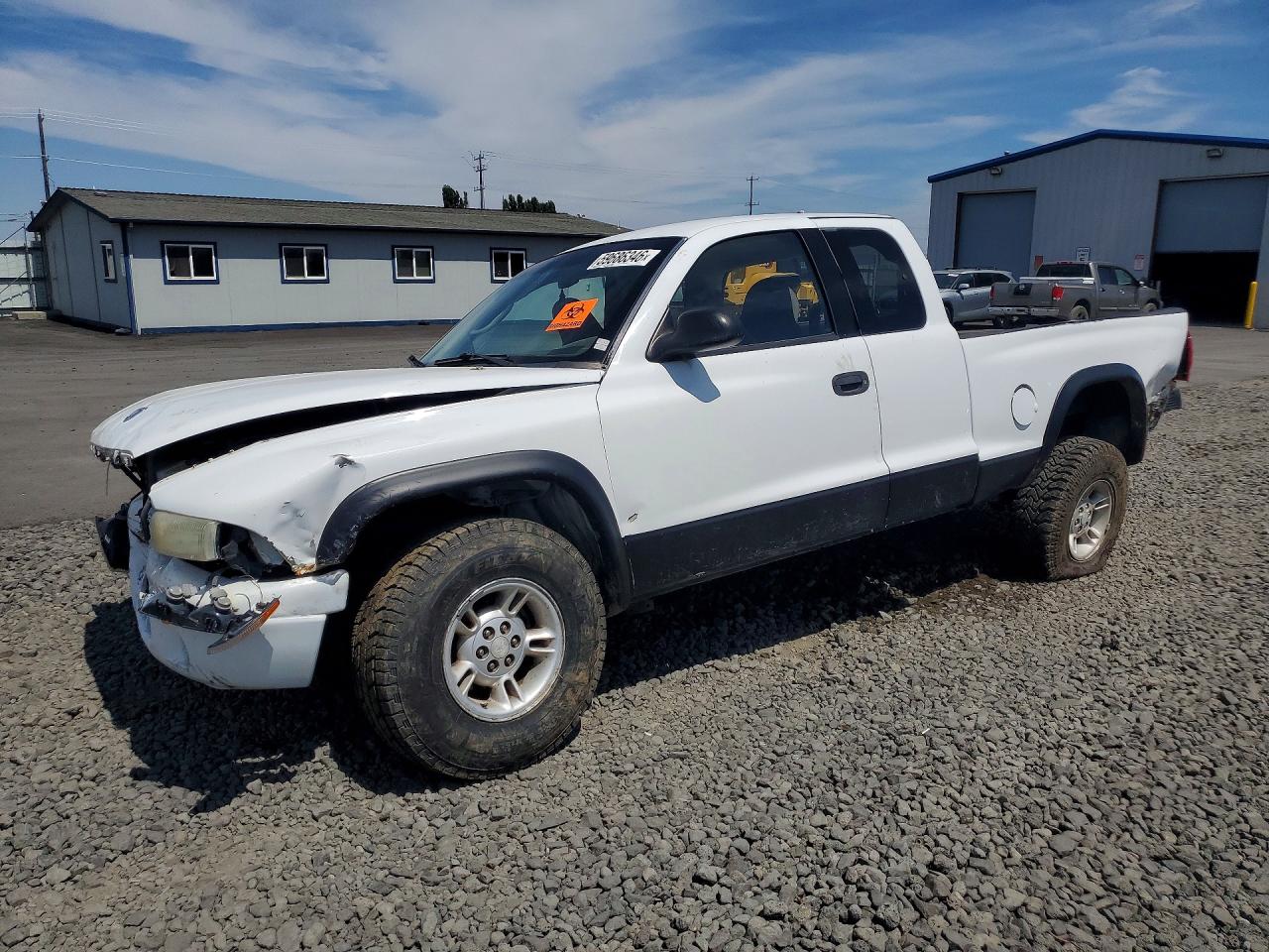 2001 Dodge Dakota White vin: 1B7GG22NX1S184710