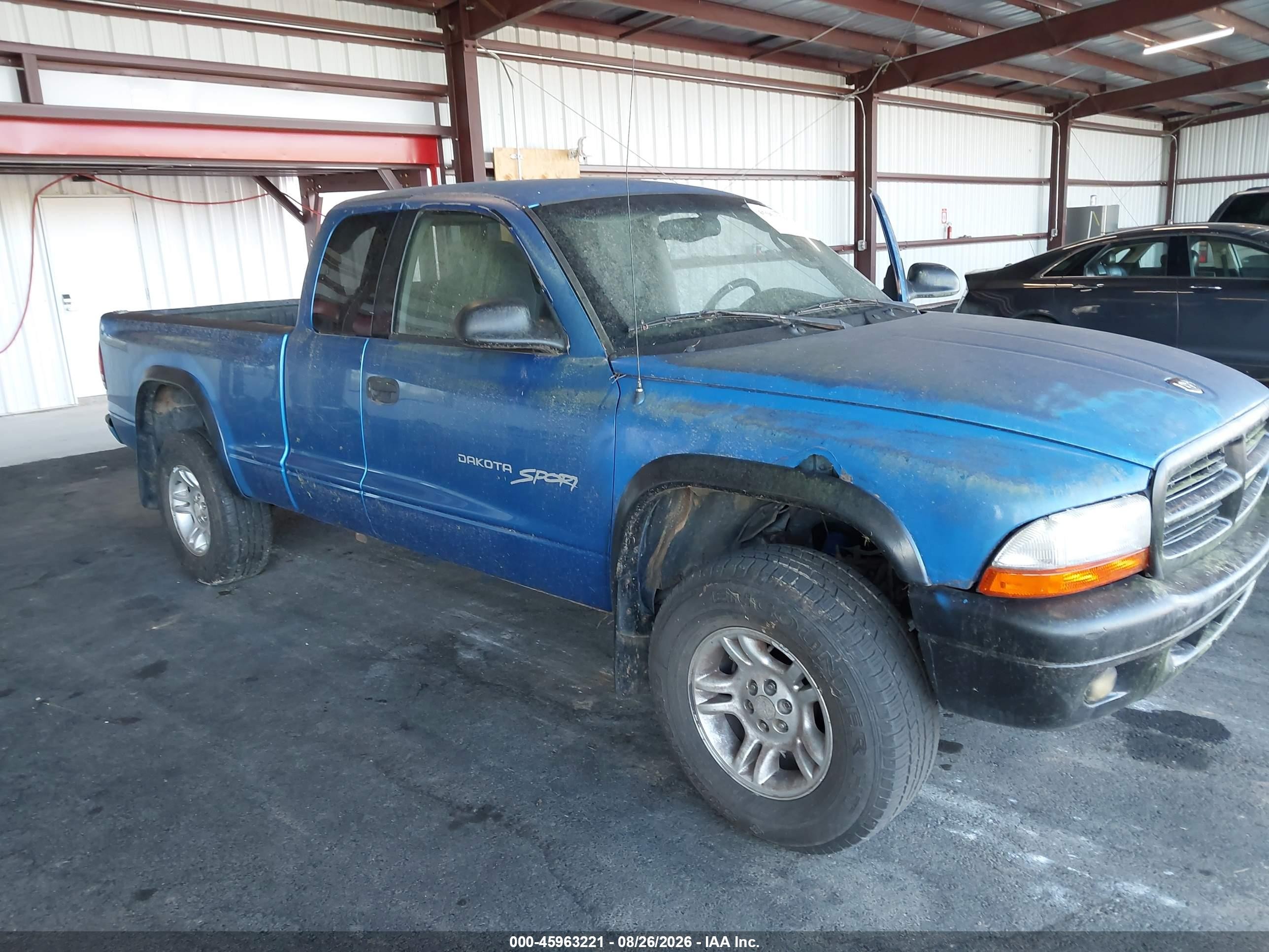 2001 Dodge Dakota Slt/sport Blue vin: 1B7GG22X41S223955