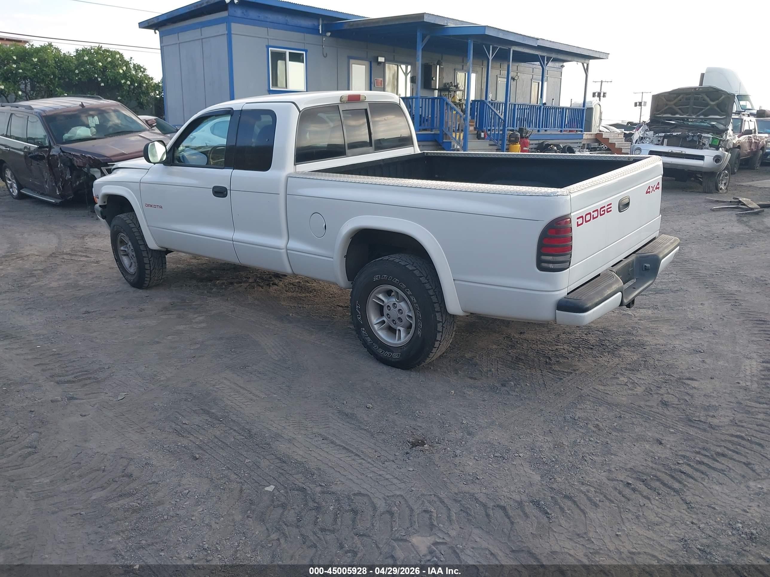 1999 Dodge Dakota Slt/sport White vin: 1B7GG22X5XS190716