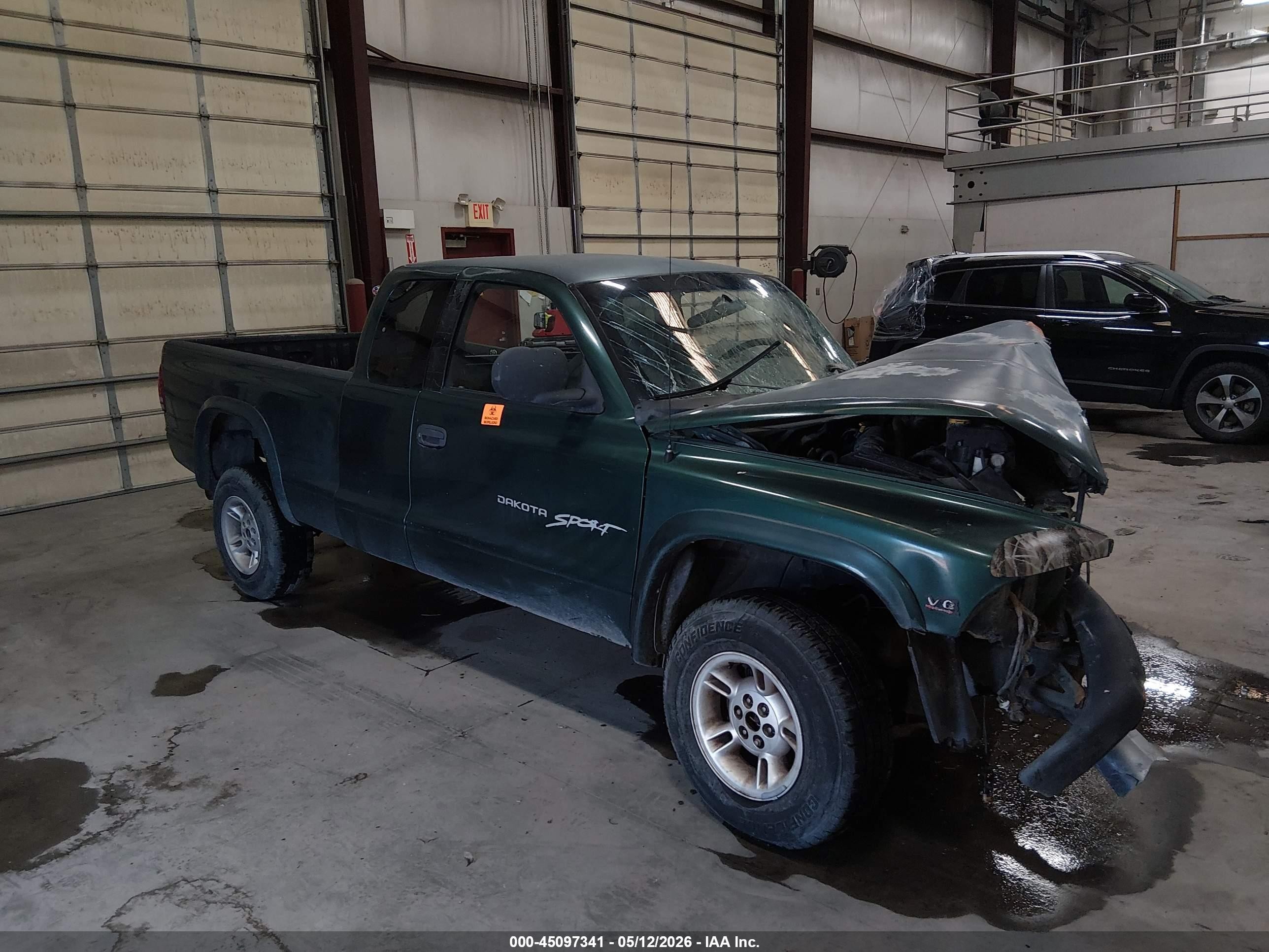 2000 Dodge Dakota Slt/sport Green vin: 1B7GG22X5YS580829