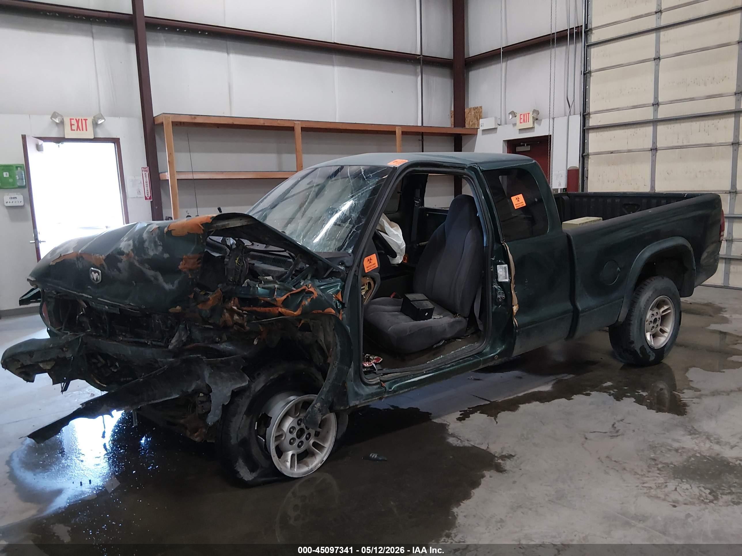 2000 Dodge Dakota Slt/sport Green vin: 1B7GG22X5YS580829