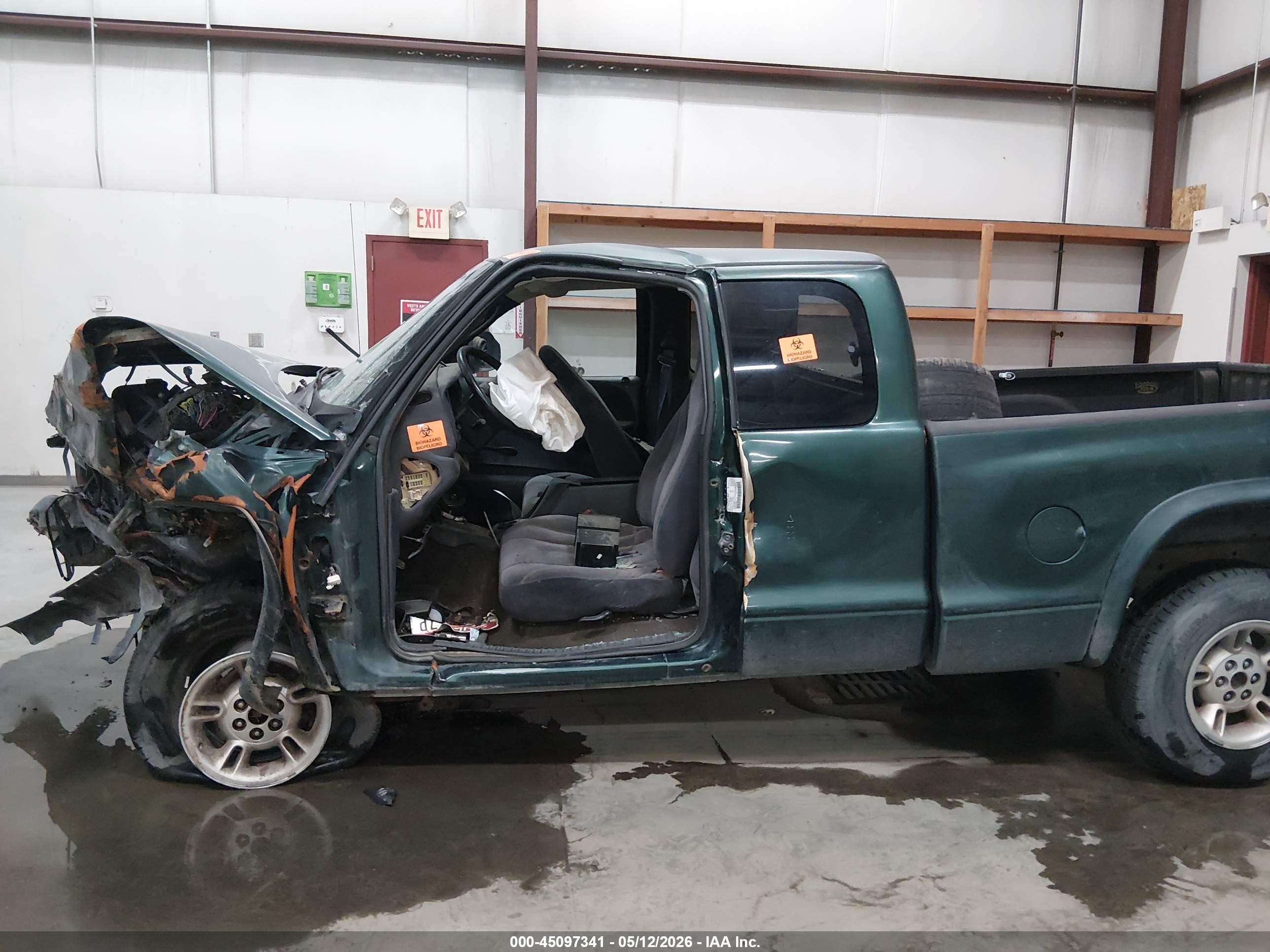 2000 Dodge Dakota Slt/sport Green vin: 1B7GG22X5YS580829