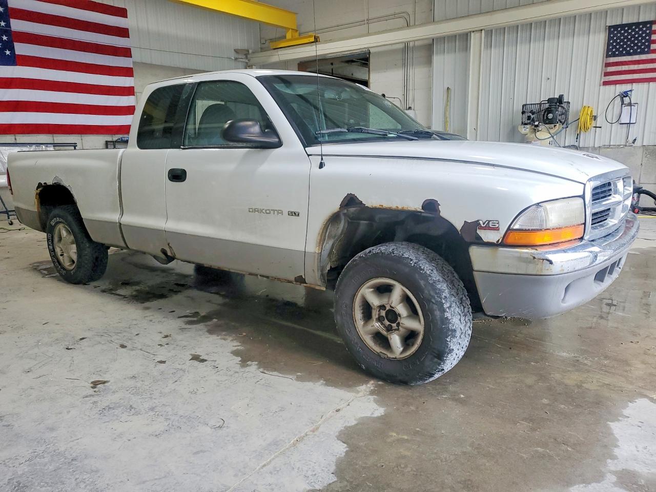 1998 Dodge Dakota White vin: 1B7GG22XXWS620321