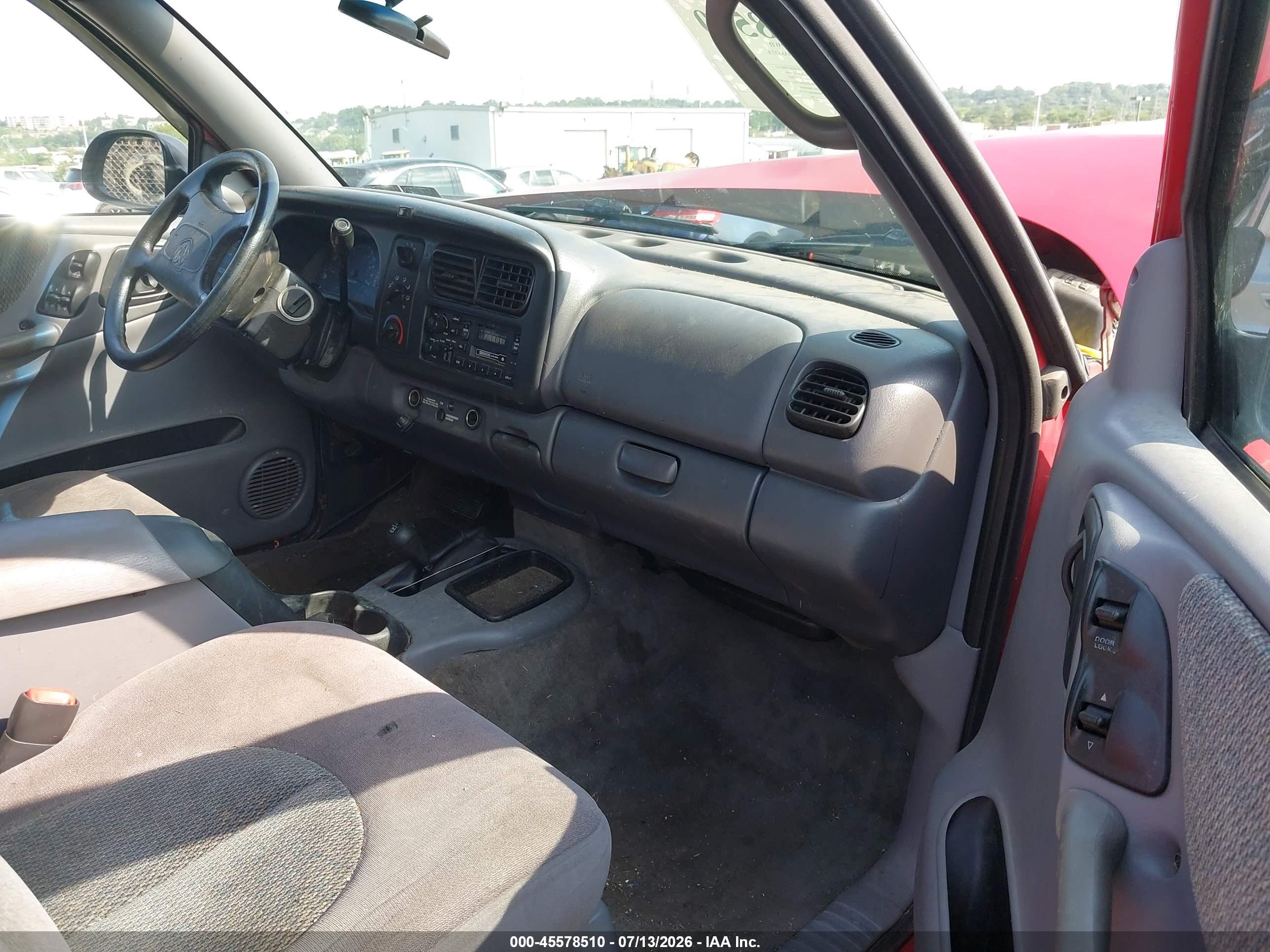 1998 Dodge Dakota Slt/sport Red vin: 1B7GG22Y0WS657953
