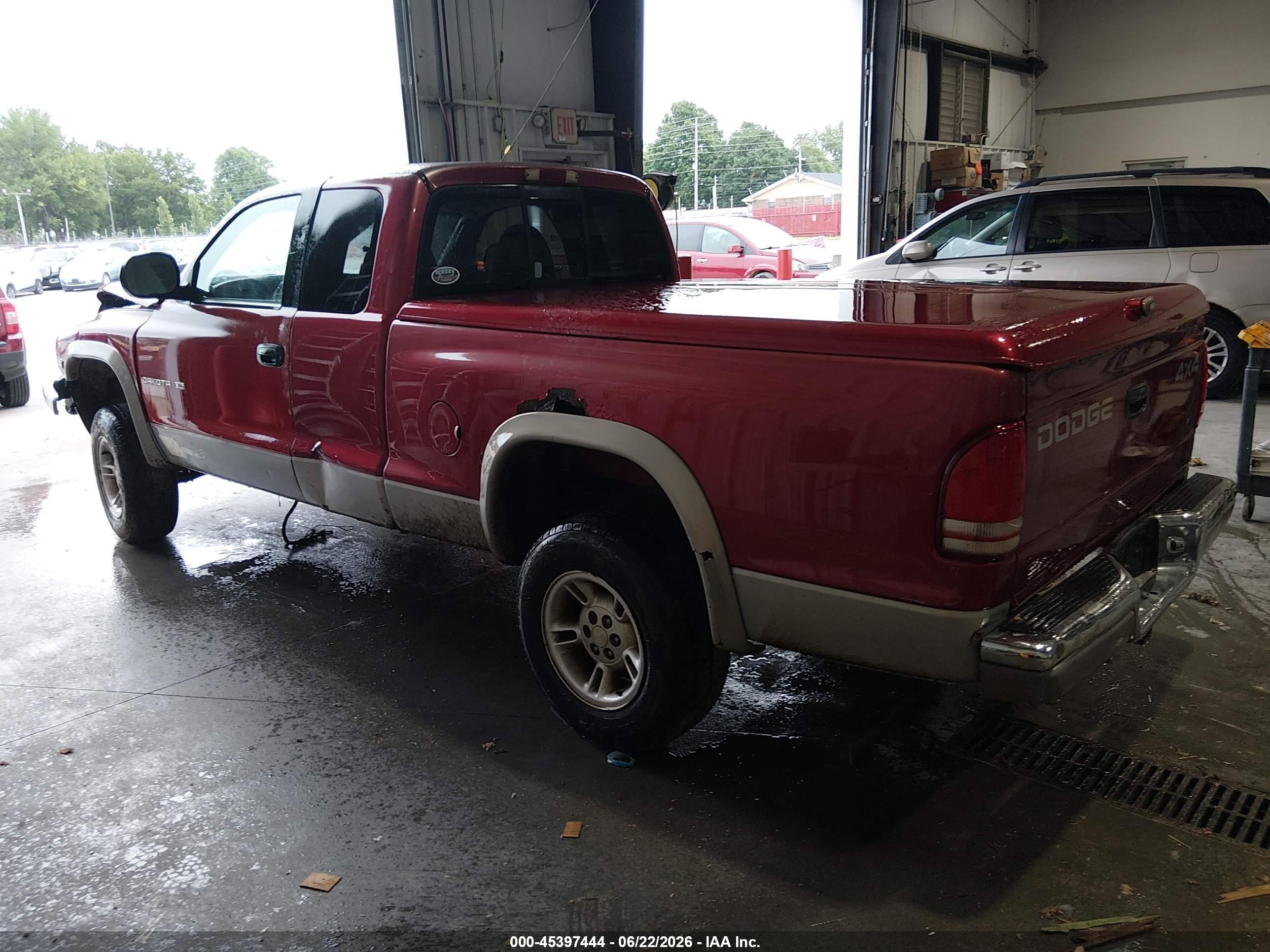 1999 Dodge Dakota Slt/sport Красный vin: 1B7GG22Y0XS302623