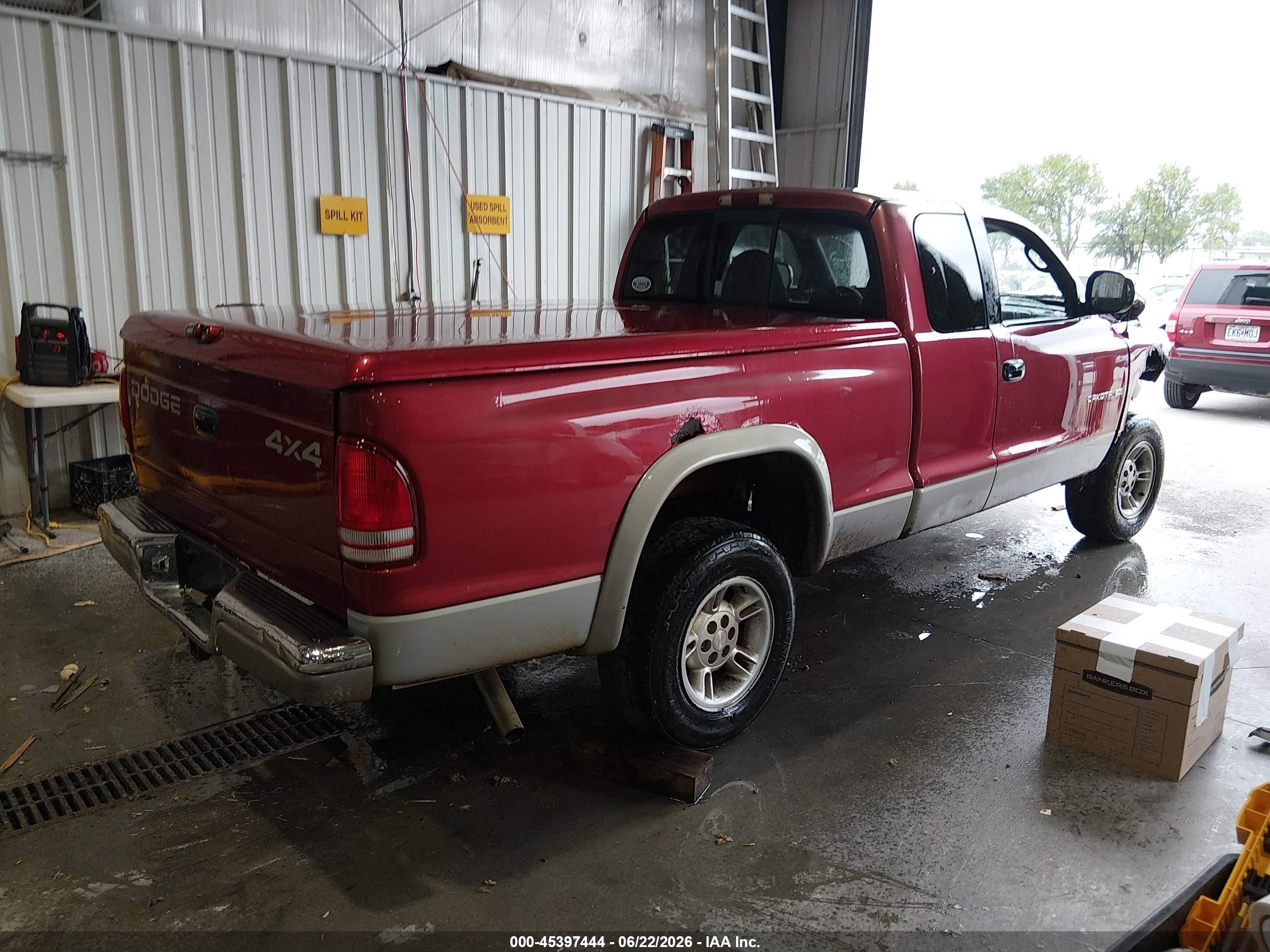 1999 Dodge Dakota Slt/sport Красный vin: 1B7GG22Y0XS302623
