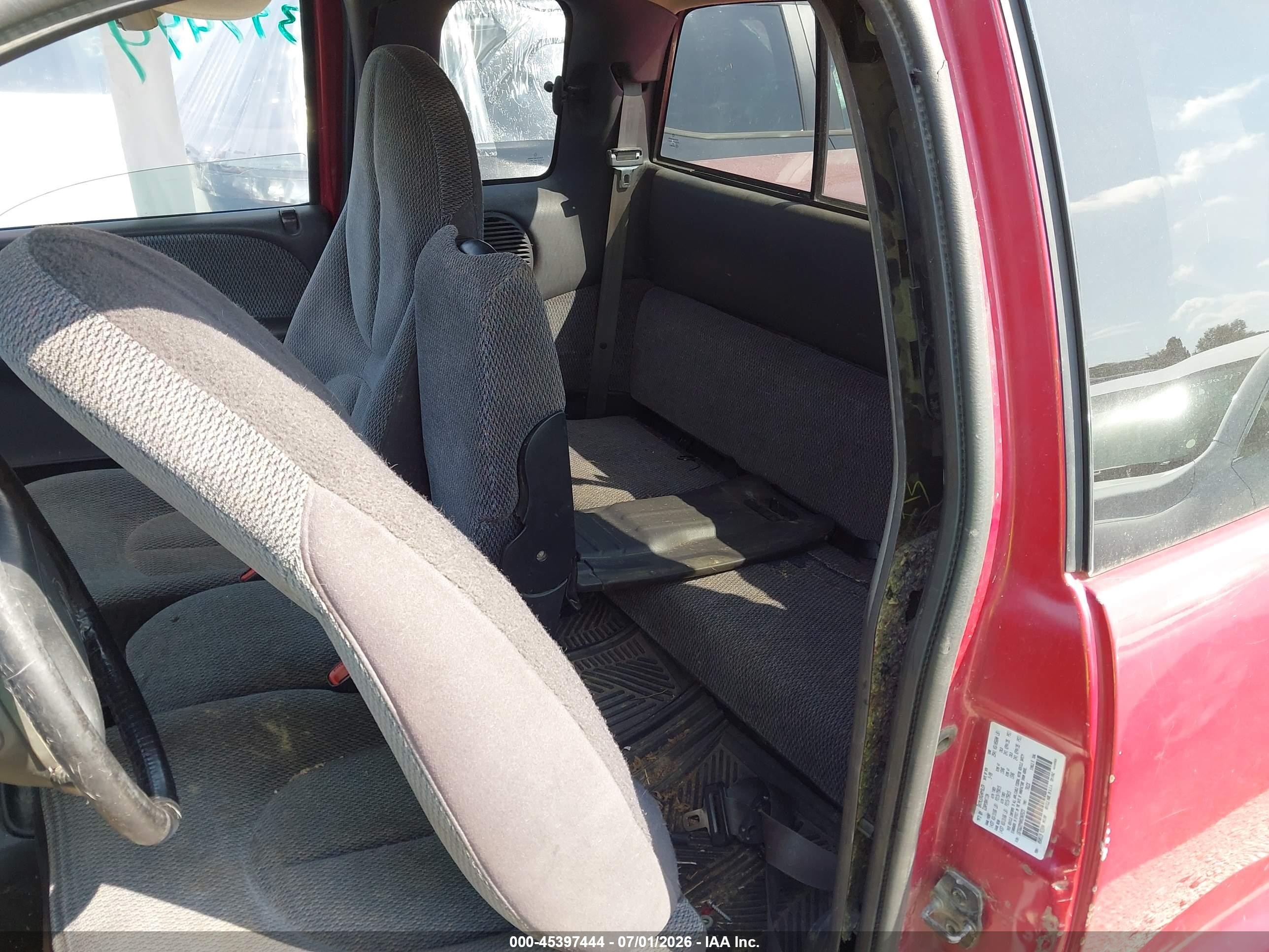 1999 Dodge Dakota Slt/sport Красный vin: 1B7GG22Y0XS302623