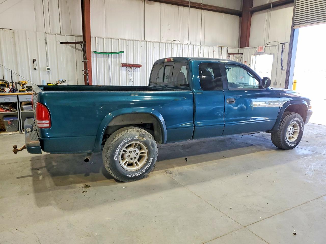 1998 Dodge Dakota Green vin: 1B7GG22Y1WS687687