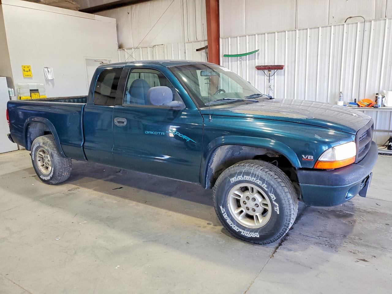 1998 Dodge Dakota Green vin: 1B7GG22Y1WS687687