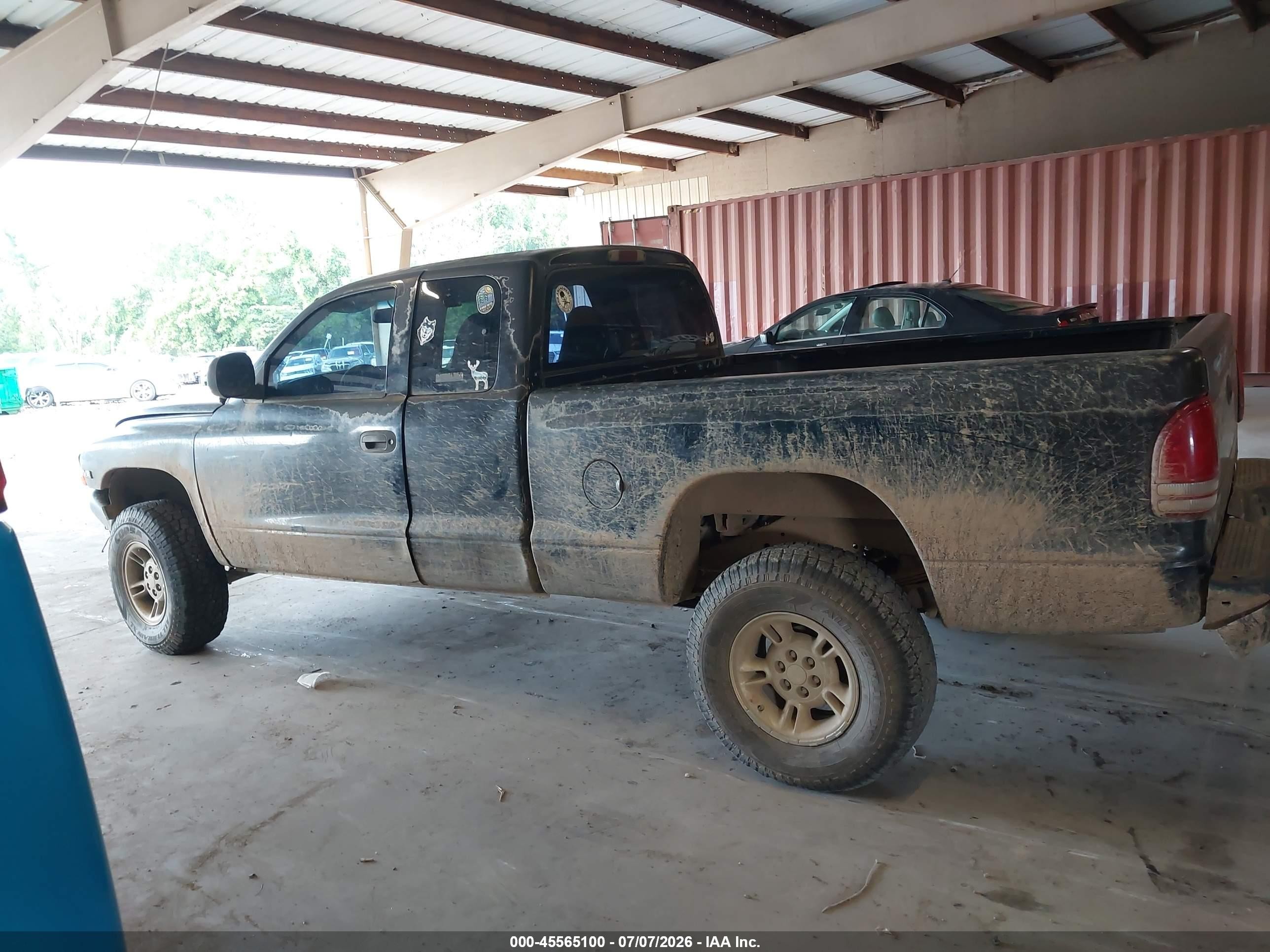 1999 Dodge Dakota Slt/sport Black vin: 1B7GG22Y1XS125192