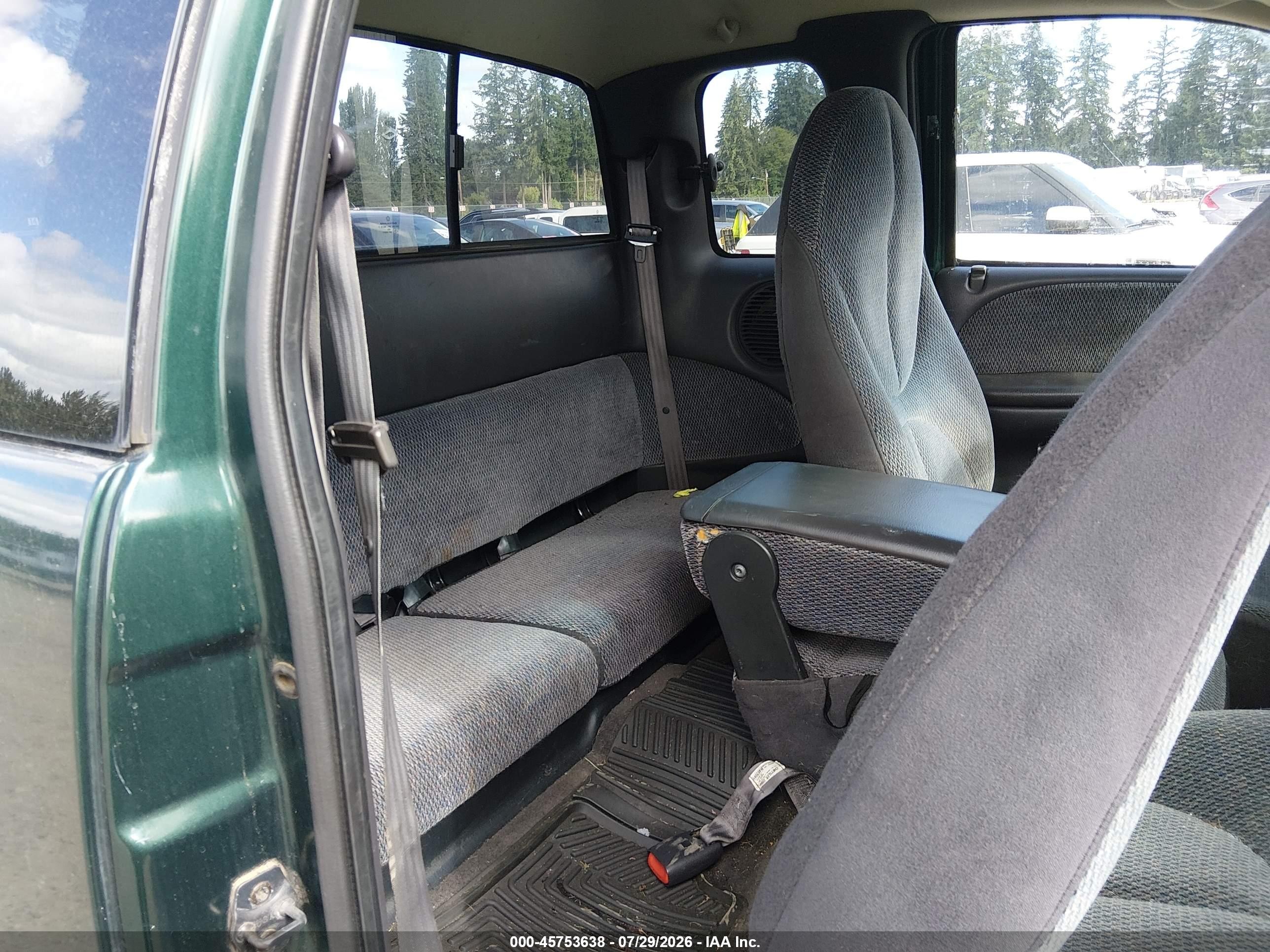 1999 Dodge Dakota Slt/sport Green vin: 1B7GG22Y3XS204346