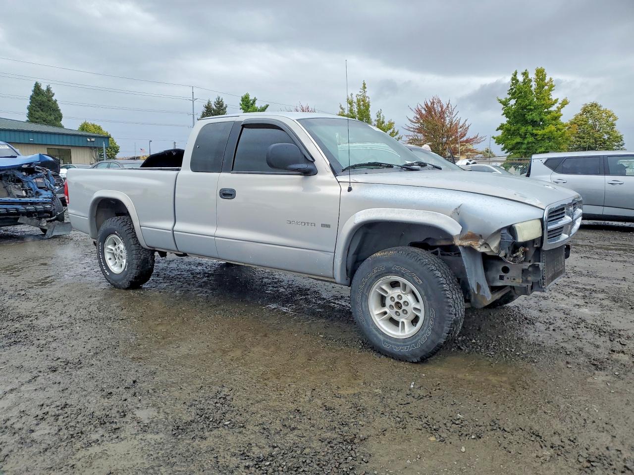 1999 Dodge Dakota Slt Silver vin: 1B7GG22Y3XS279466