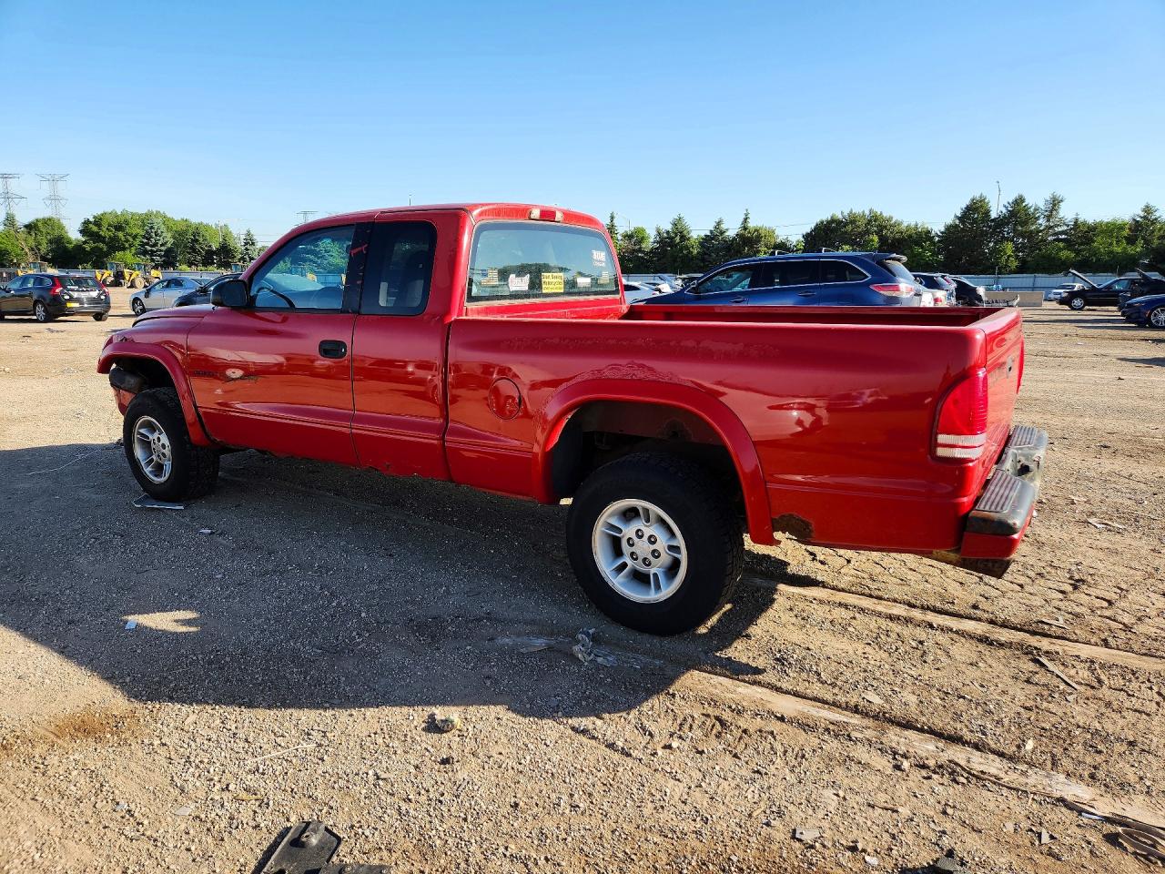 1999 Dodge Dakota Red vin: 1B7GG22Y3XS304382
