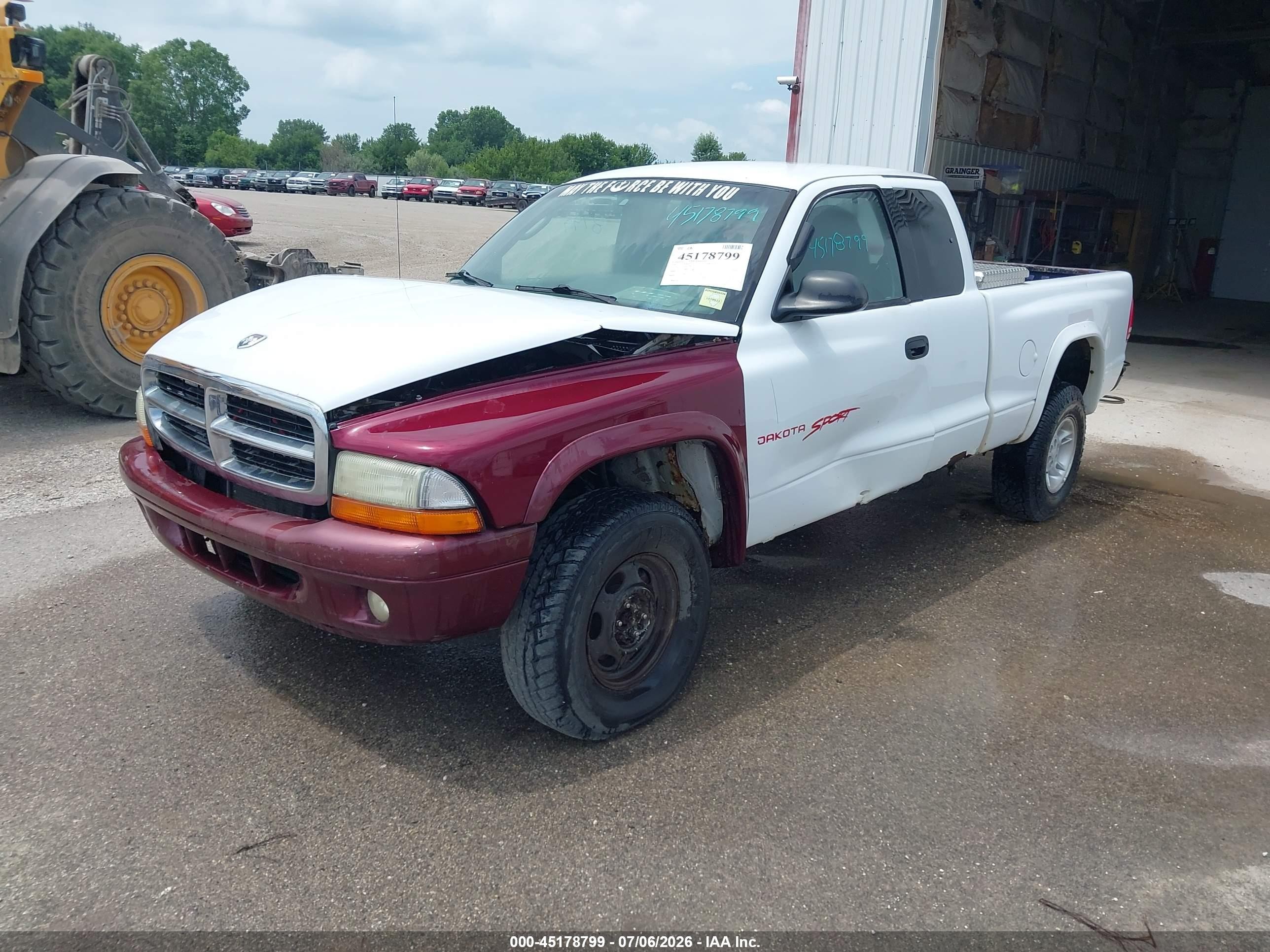 1998 Dodge Dakota Slt/sport Белый vin: 1B7GG22Y4WS607086