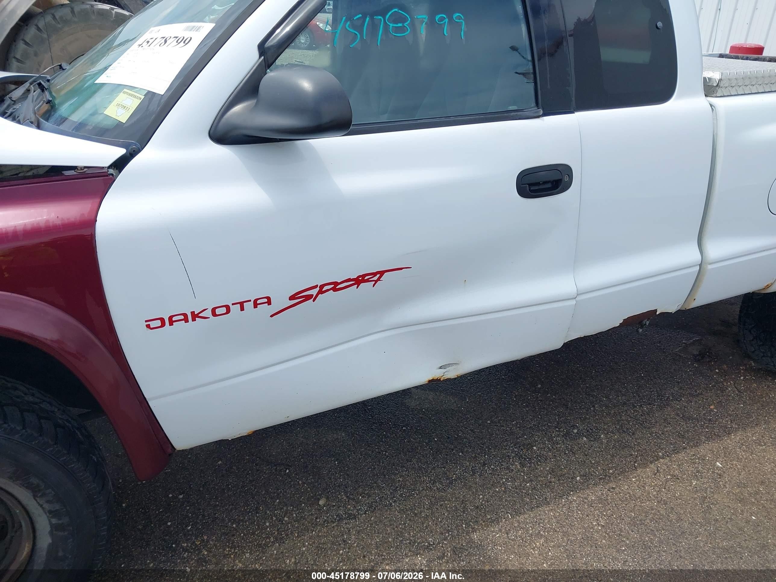 1998 Dodge Dakota Slt/sport Белый vin: 1B7GG22Y4WS607086