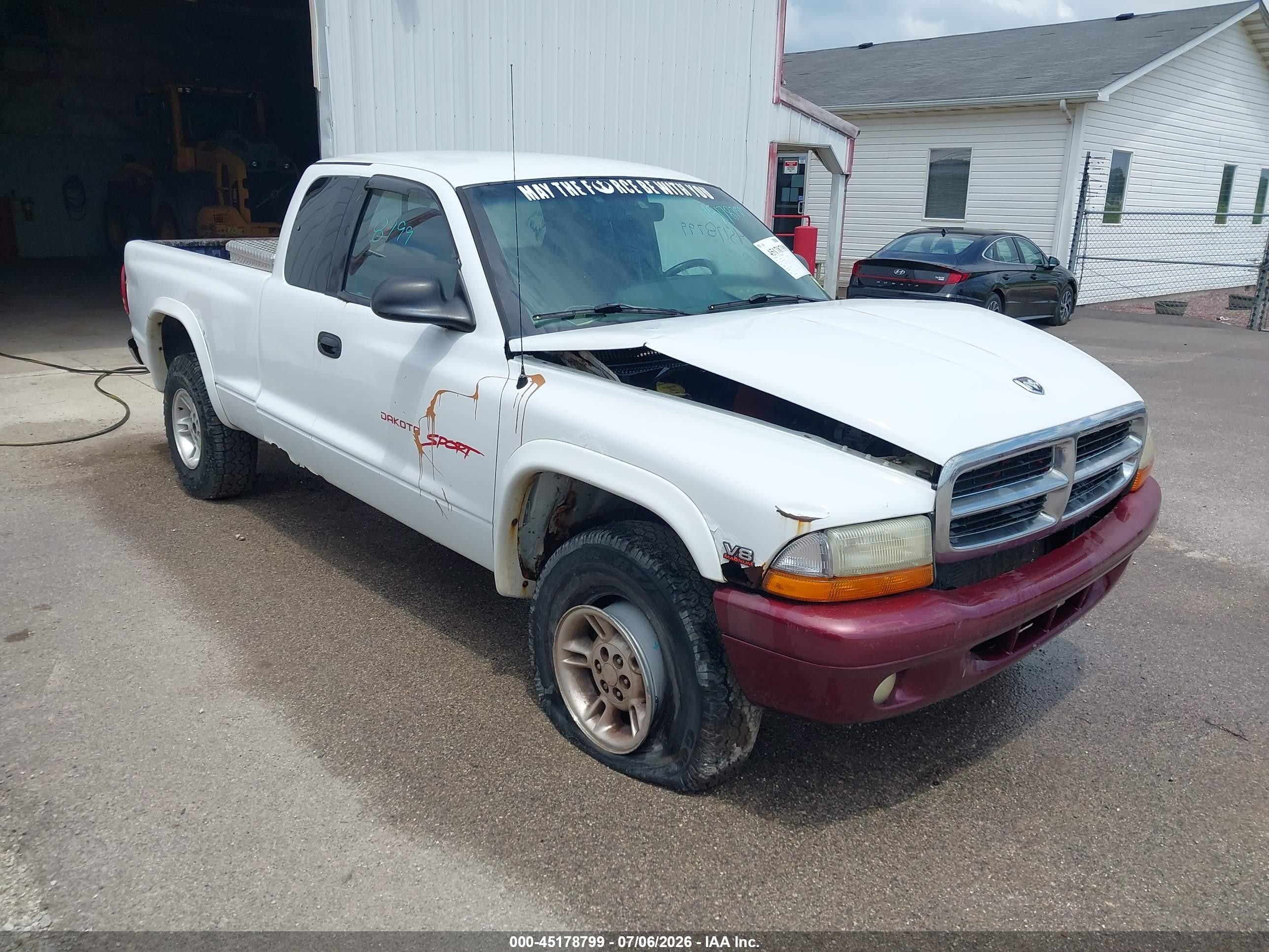 1998 Dodge Dakota Slt/sport Белый vin: 1B7GG22Y4WS607086