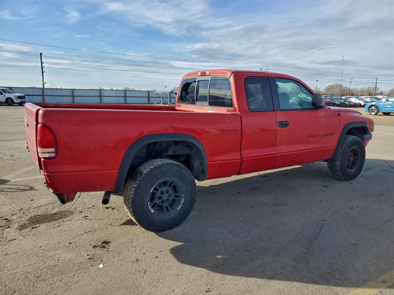 1999 Dodge Dakota Красный vin: 1B7GG22Y4XS291528