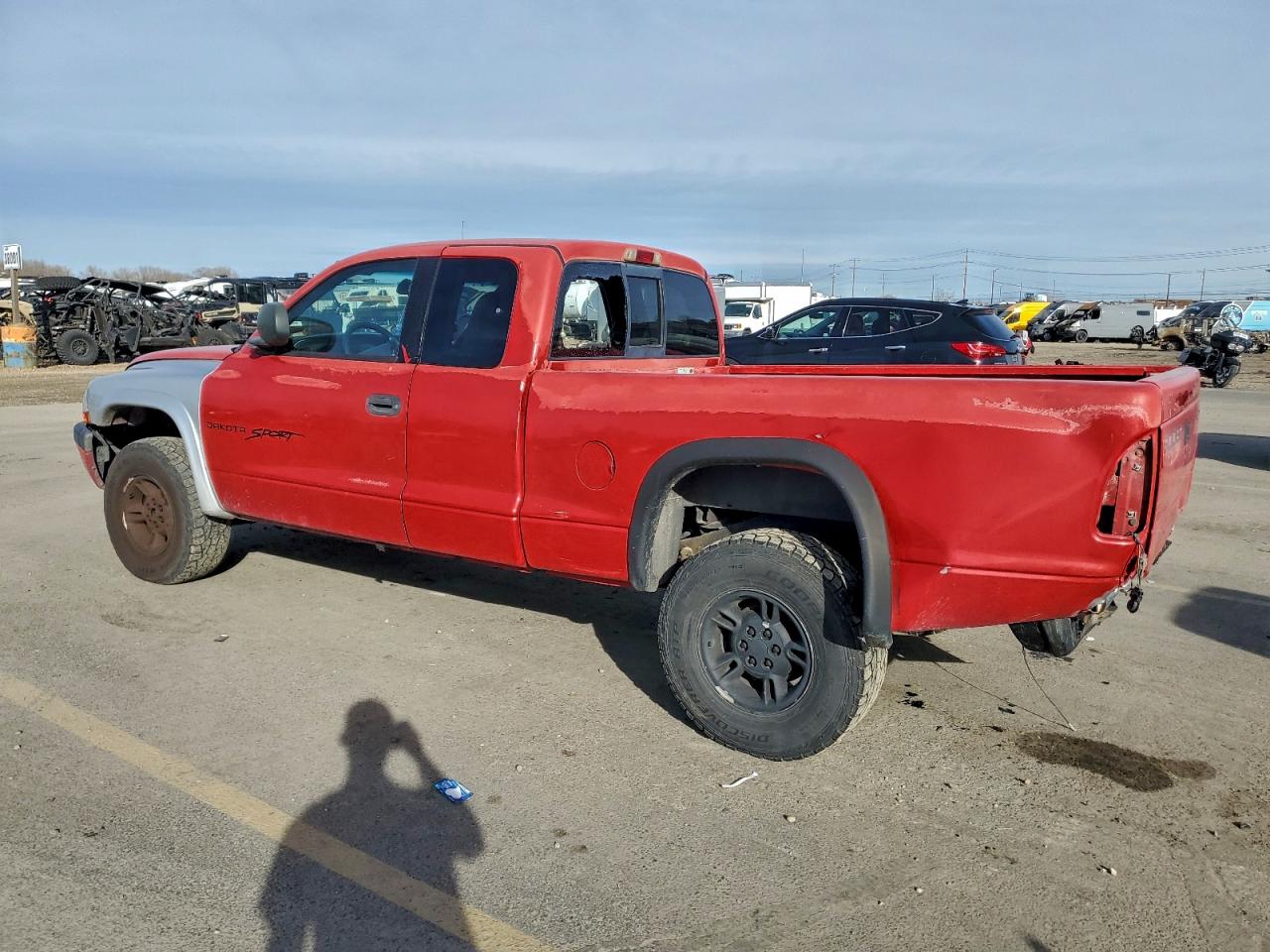 1999 Dodge Dakota Красный vin: 1B7GG22Y4XS291528