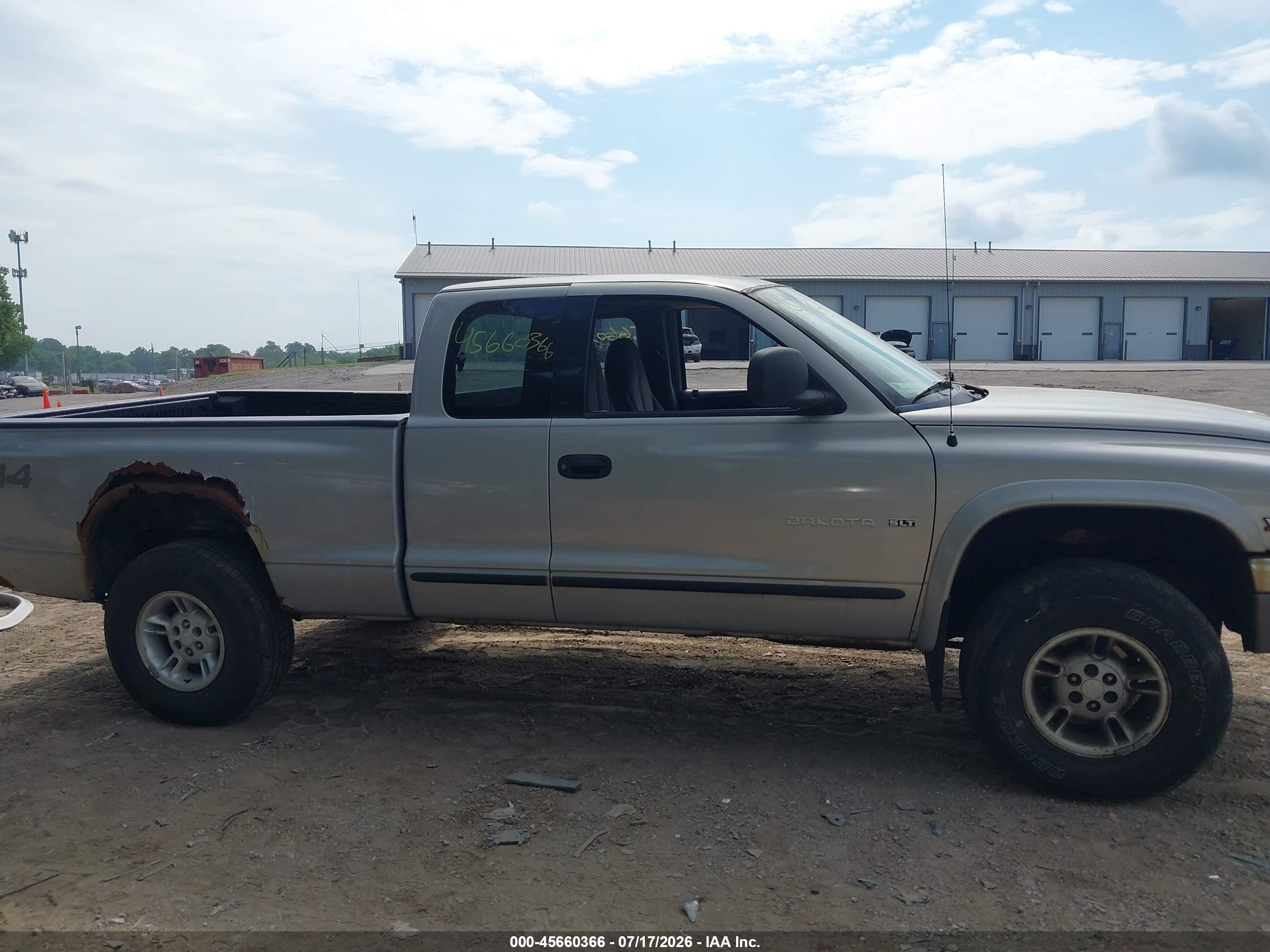 1998 Dodge Dakota Slt/sport Silver vin: 1B7GG22Y6WS503182
