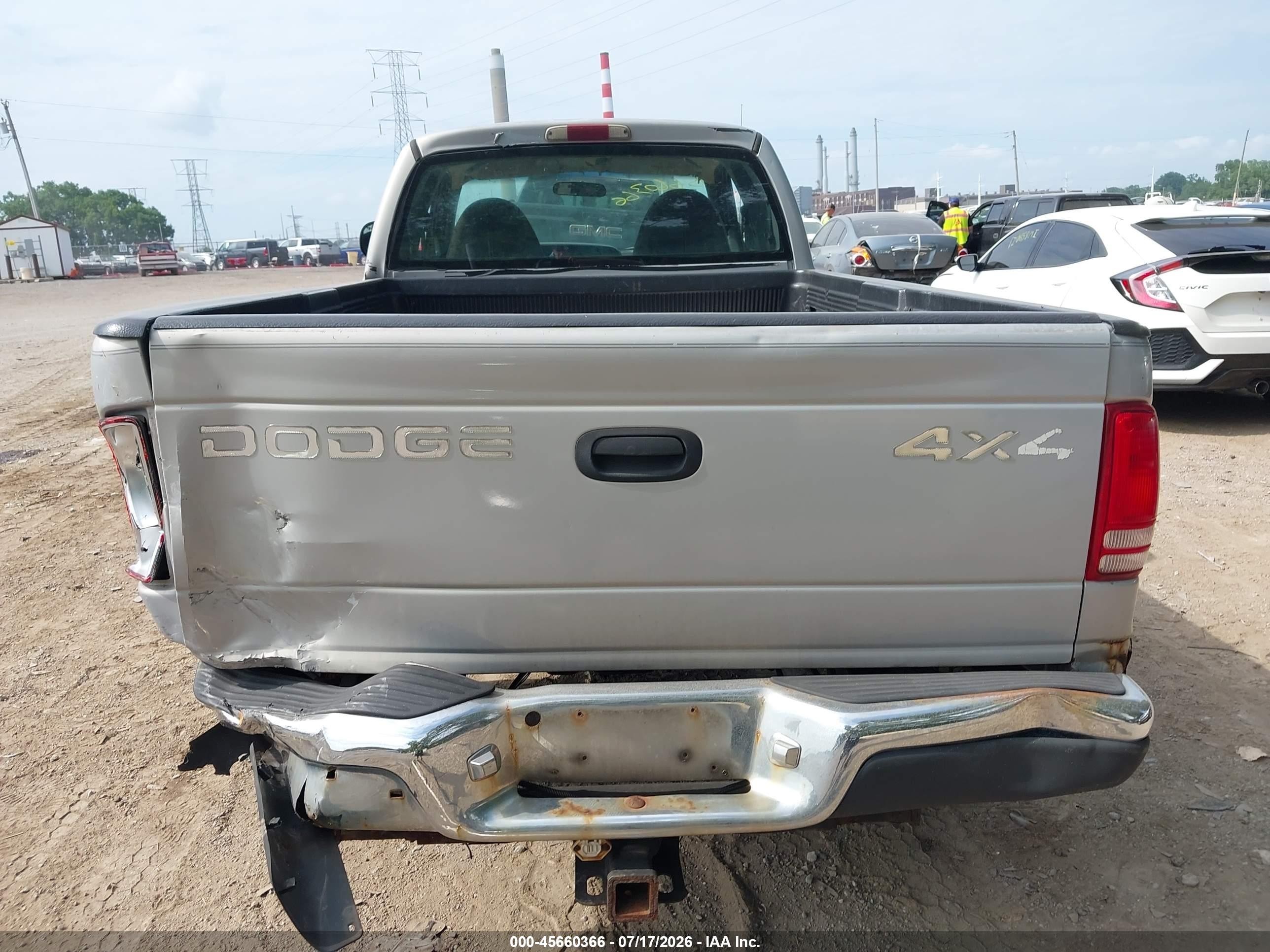 1998 Dodge Dakota Slt/sport Silver vin: 1B7GG22Y6WS503182