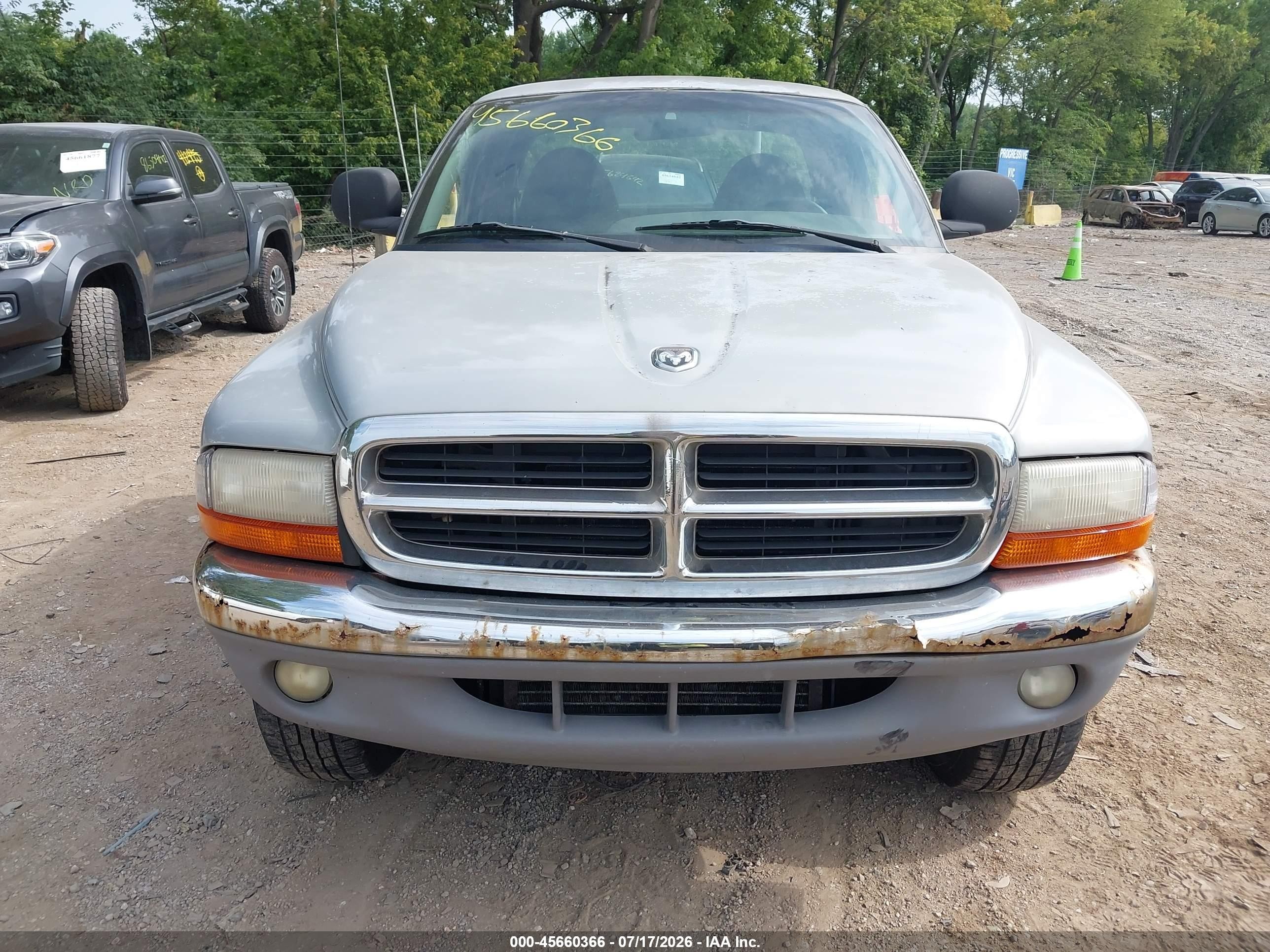 1998 Dodge Dakota Slt/sport Silver vin: 1B7GG22Y6WS503182