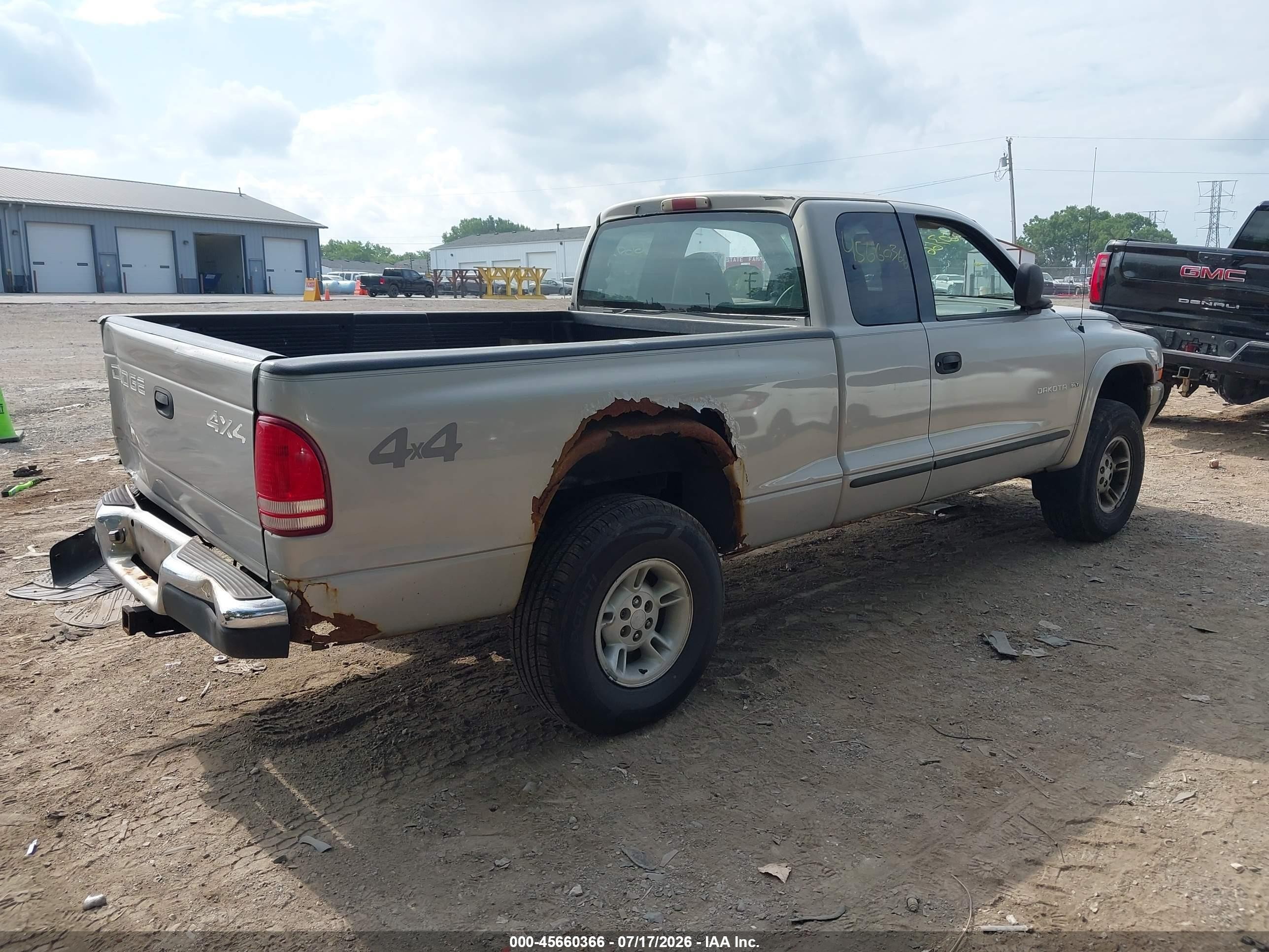1998 Dodge Dakota Slt/sport Silver vin: 1B7GG22Y6WS503182