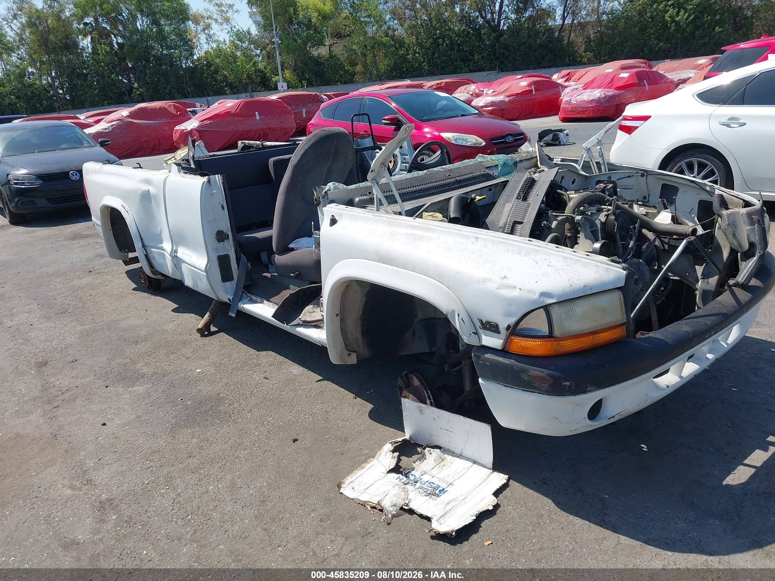1998 Dodge Dakota Slt/sport White vin: 1B7GG22Y7WS669727