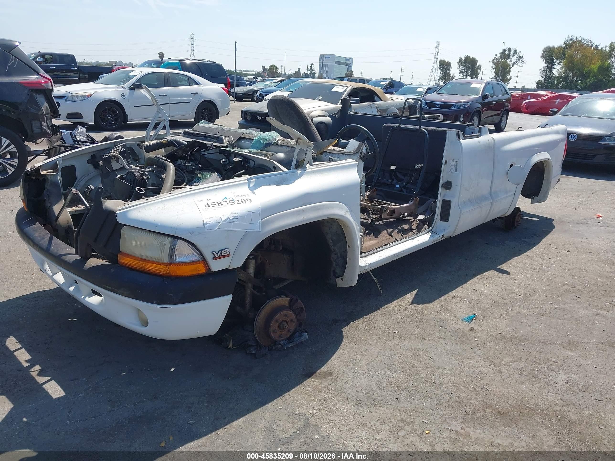 1998 Dodge Dakota Slt/sport Белый vin: 1B7GG22Y7WS669727