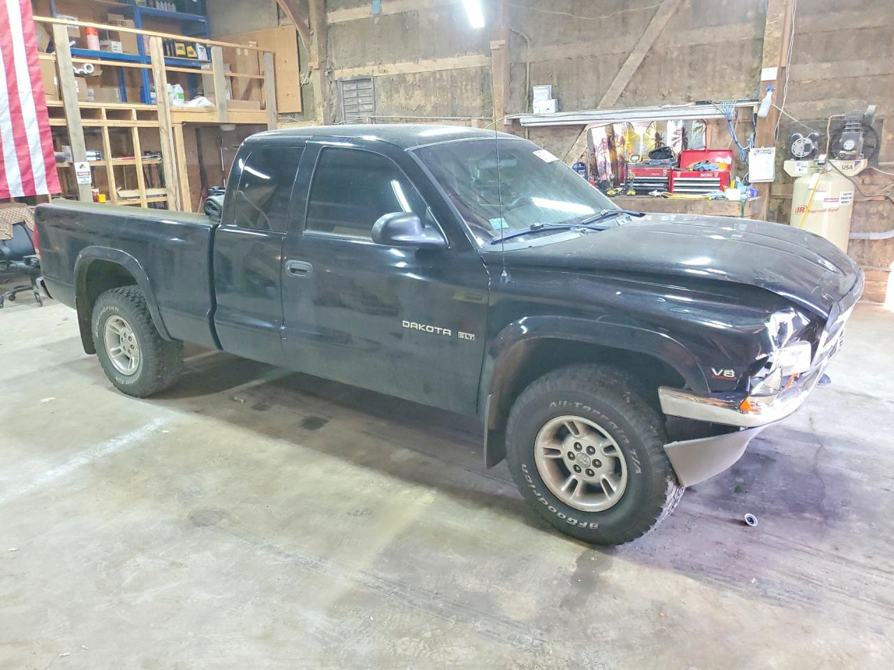 1999 Dodge Dakota Черный vin: 1B7GG22Y7XS233896