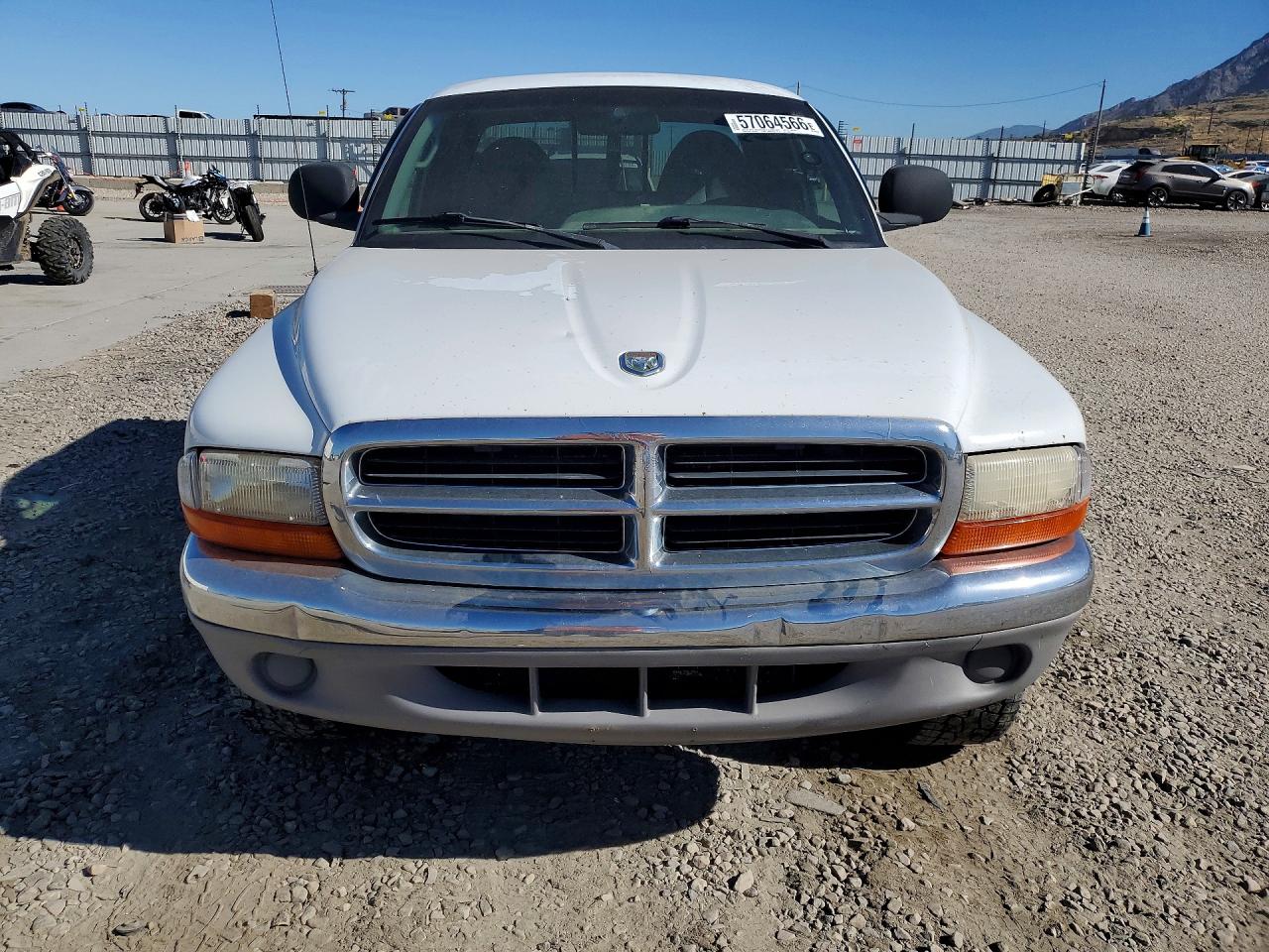 1998 Dodge Dakota White vin: 1B7GG22YXWS744095