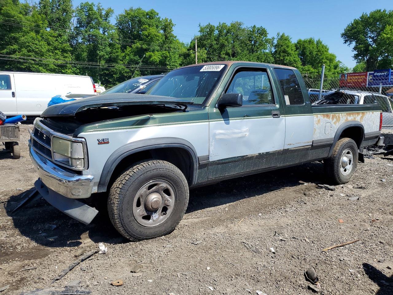 1996 Dodge Dakota Green vin: 1B7GG23X1TS551304