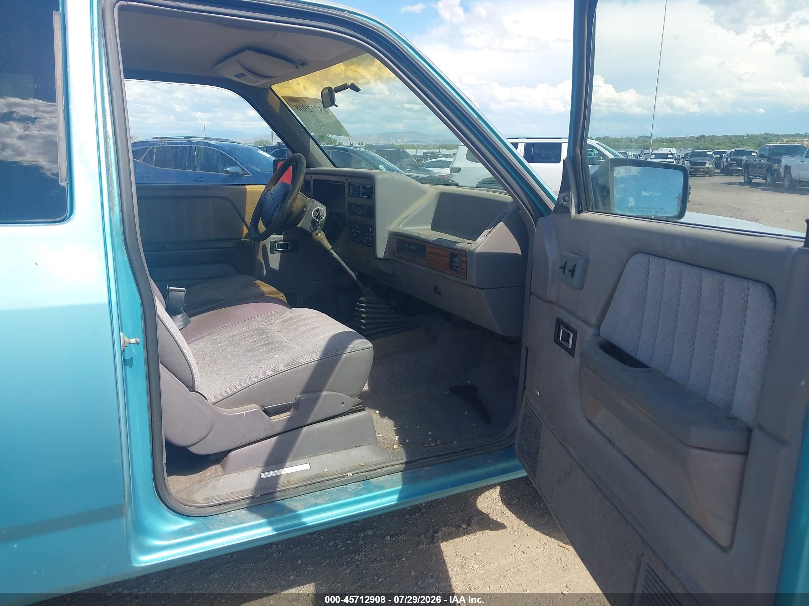 1995 Dodge Dakota   Light Blue vin: 1B7GG23X2SW953257