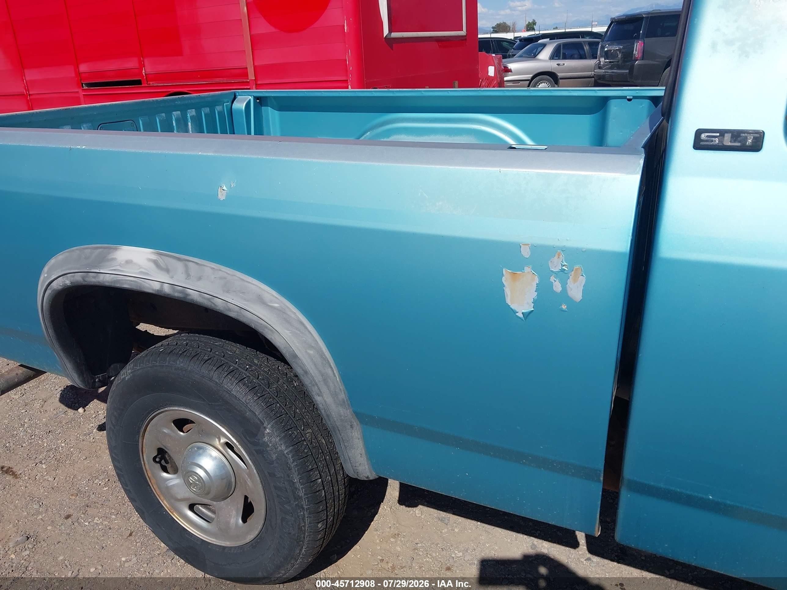 1995 Dodge Dakota   Light Blue vin: 1B7GG23X2SW953257