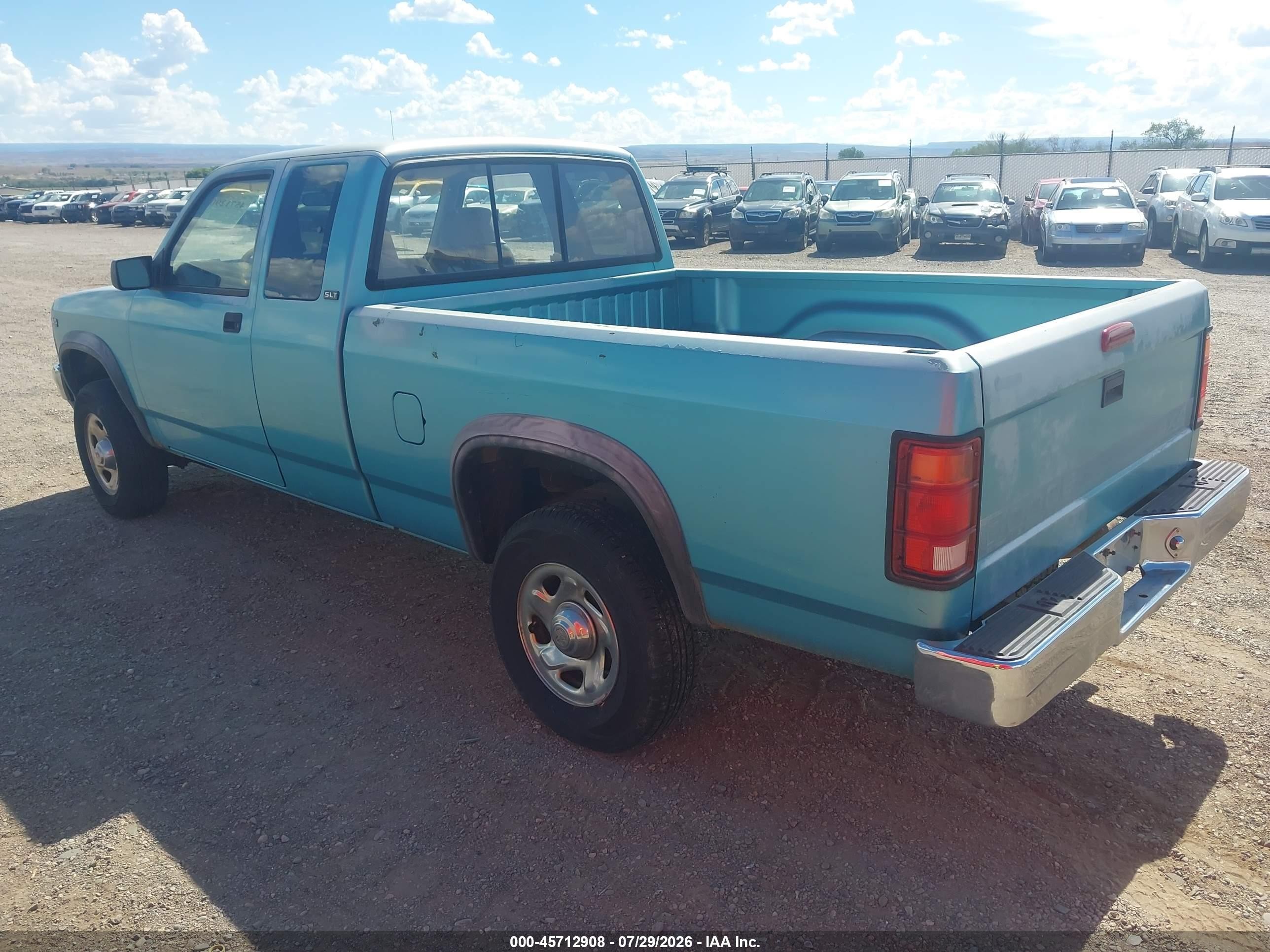 1995 Dodge Dakota   Light Blue vin: 1B7GG23X2SW953257