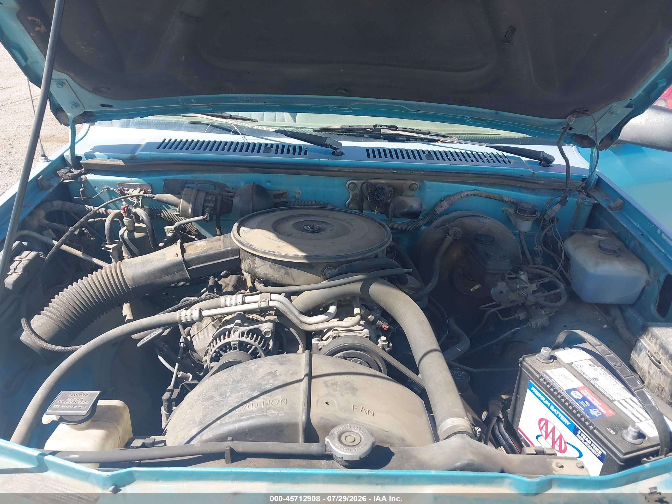 1995 Dodge Dakota   Light Blue vin: 1B7GG23X2SW953257