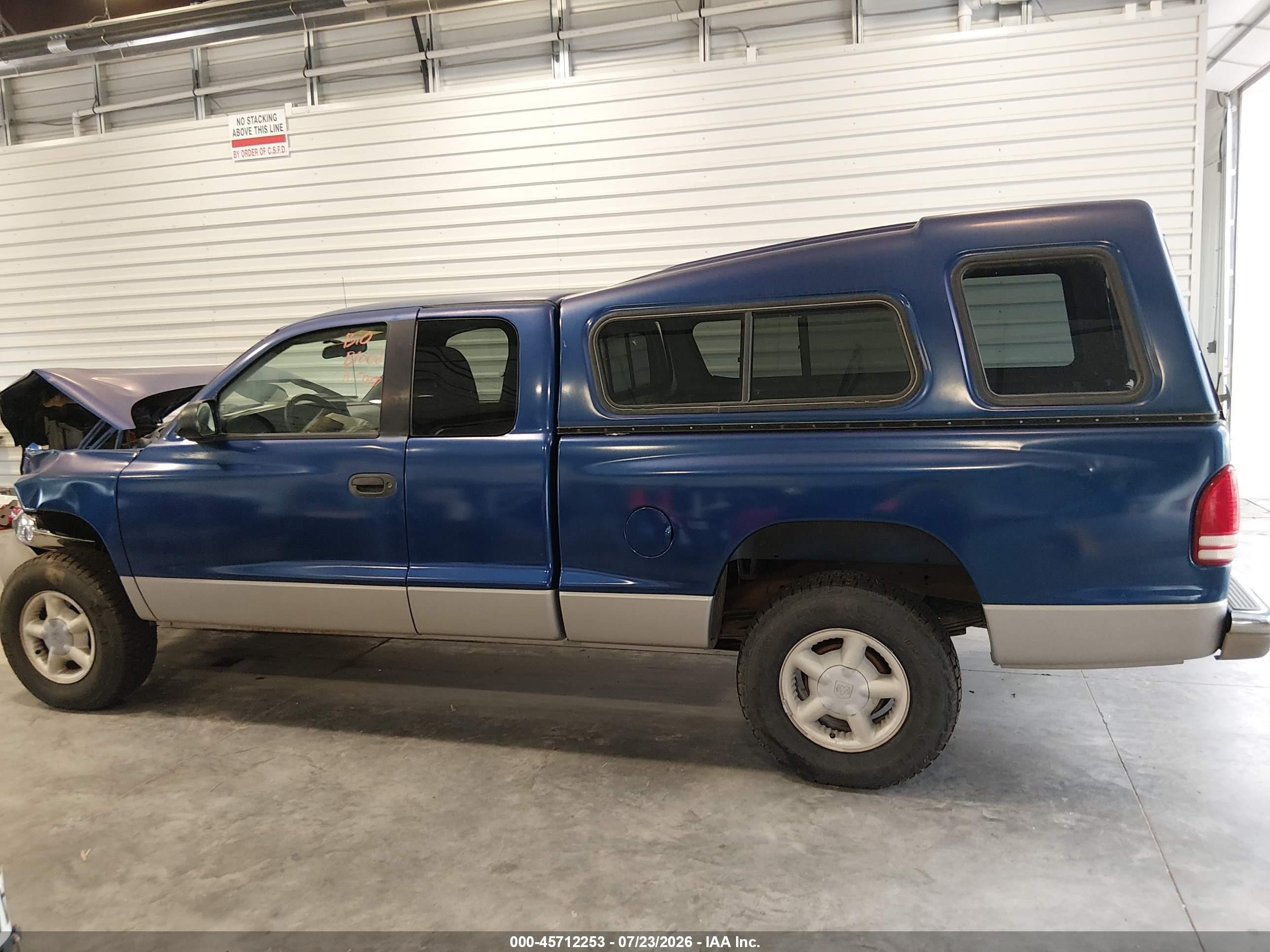 1997 Dodge Dakota Slt/sport Blue vin: 1B7GG23X4VS231364