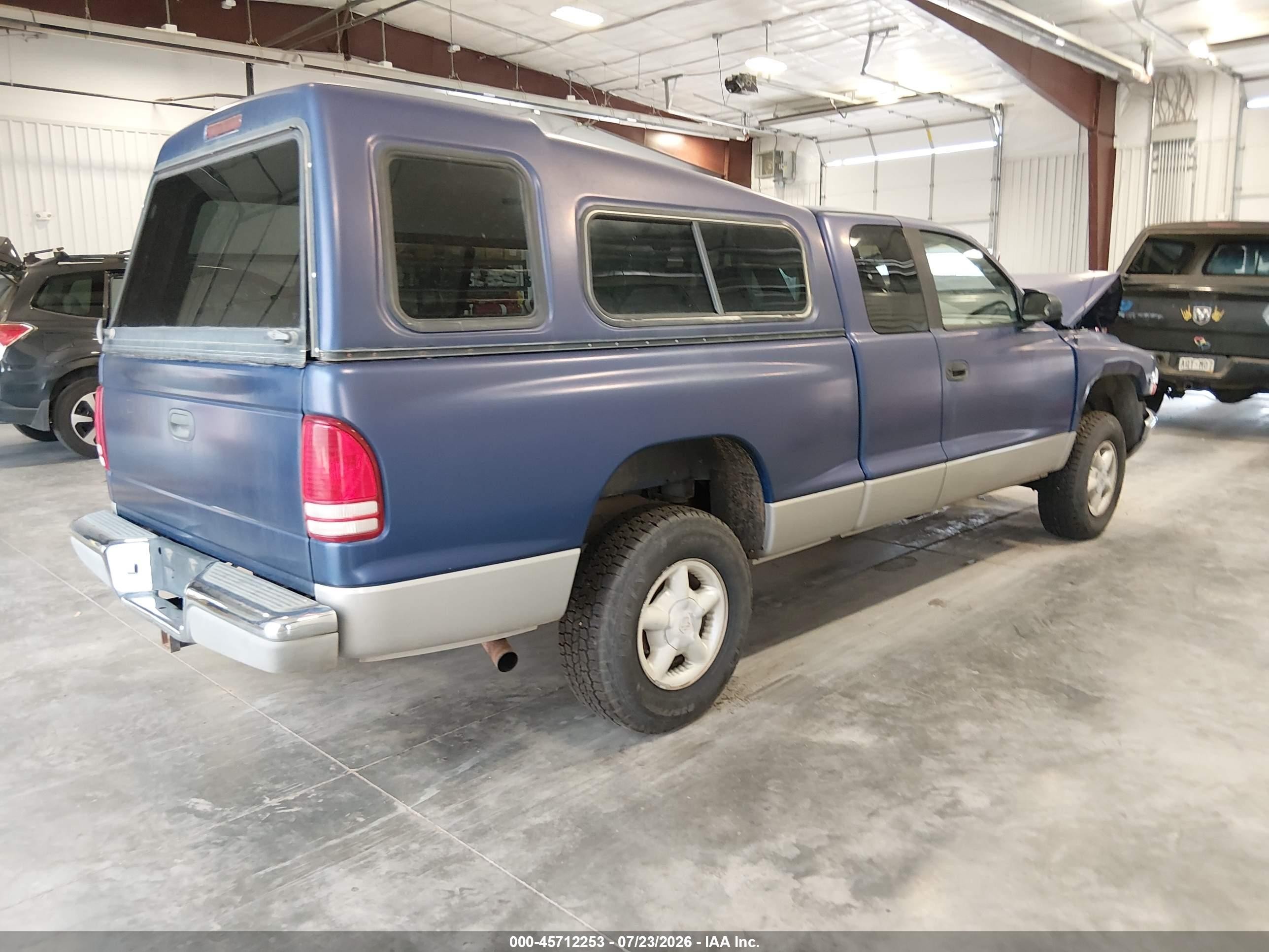 1997 Dodge Dakota Slt/sport Blue vin: 1B7GG23X4VS231364