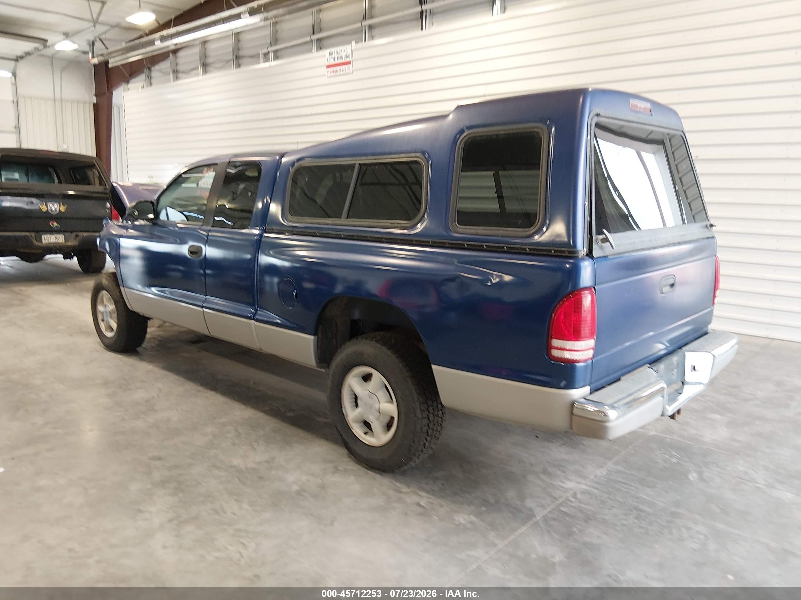 1997 Dodge Dakota Slt/sport Blue vin: 1B7GG23X4VS231364