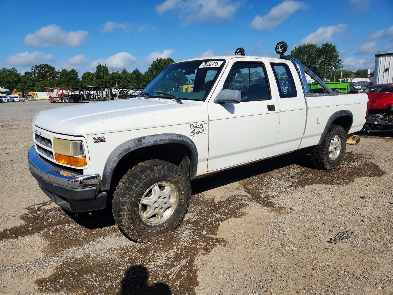 1994 Dodge Dakota White vin: 1B7GG23X6RW113007