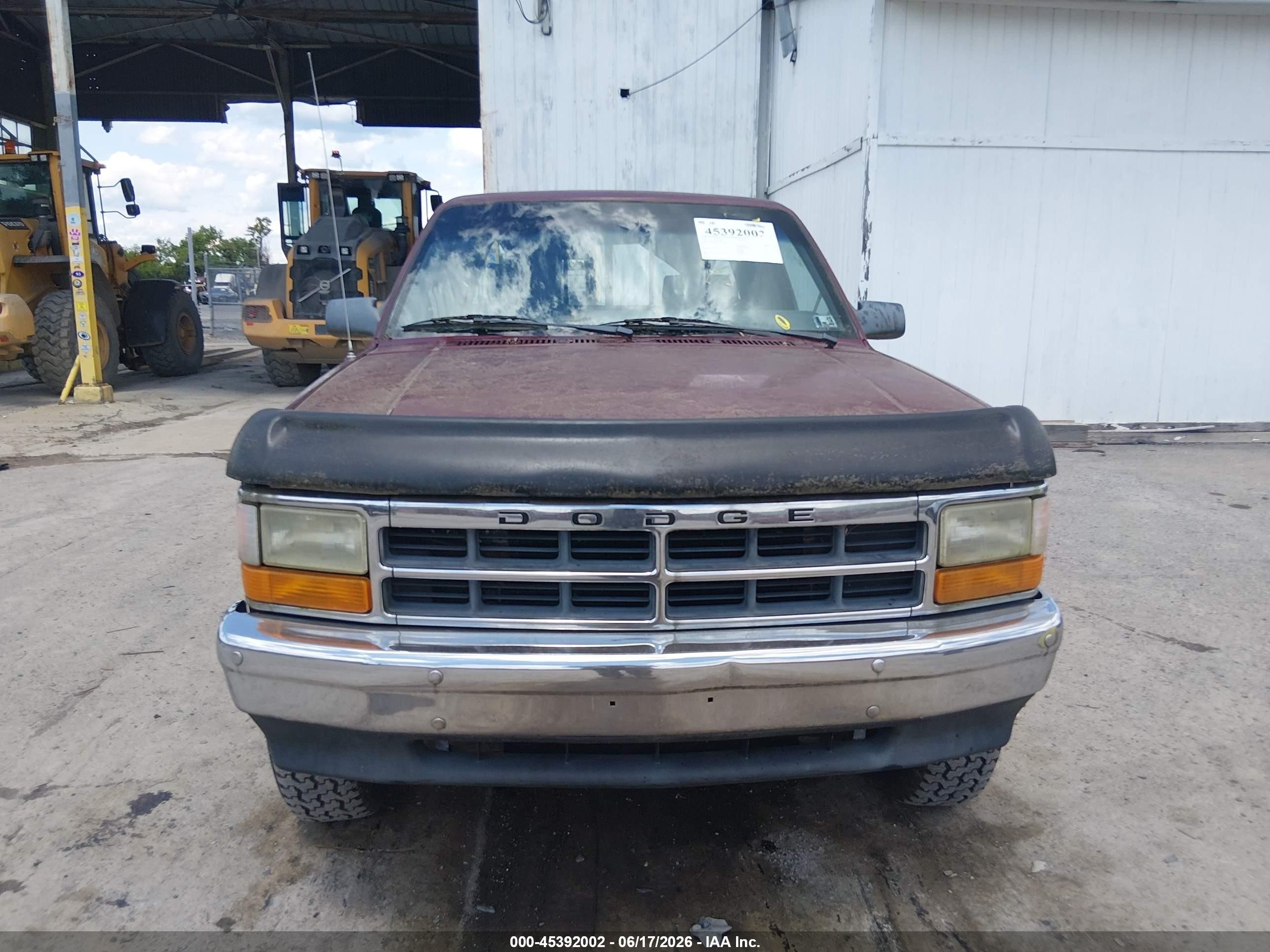 1993 Dodge Dakota   Burgundy vin: 1B7GG23Y0PS290570