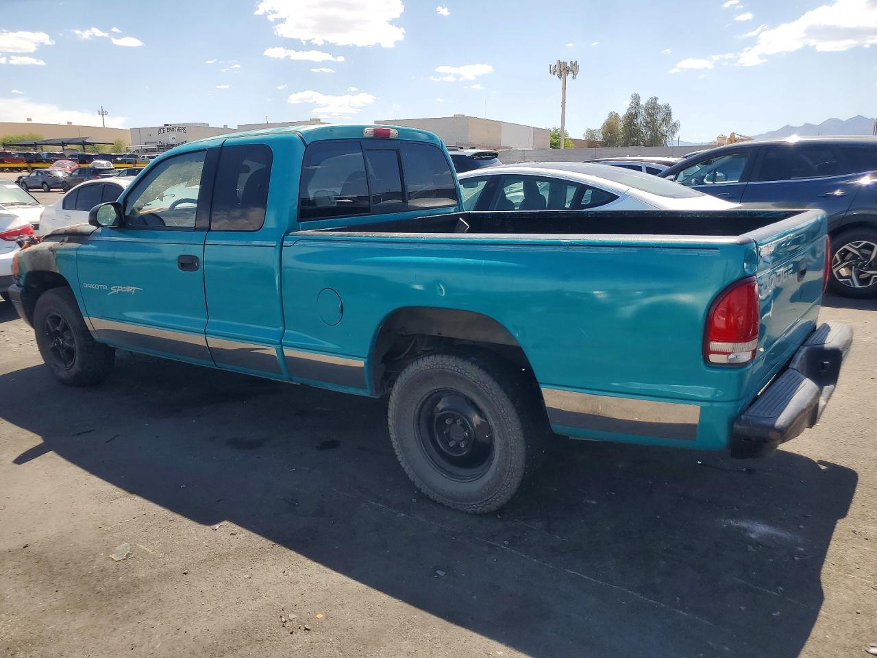 1997 Dodge Dakota Бирюзовый vin: 1B7GG23Y0VS238059