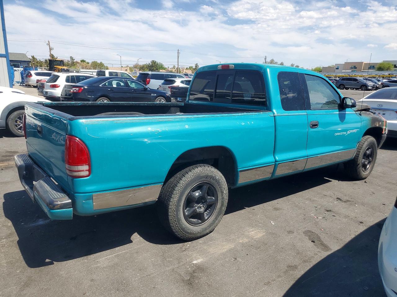 1997 Dodge Dakota Бирюзовый vin: 1B7GG23Y0VS238059