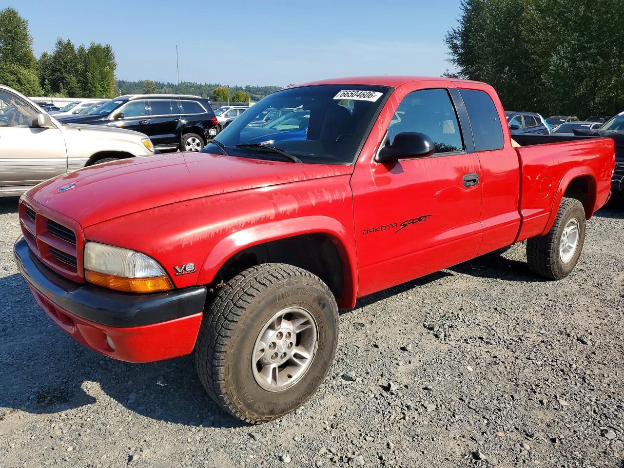 1997 Dodge Dakota Red vin: 1B7GG23Y0VS305422