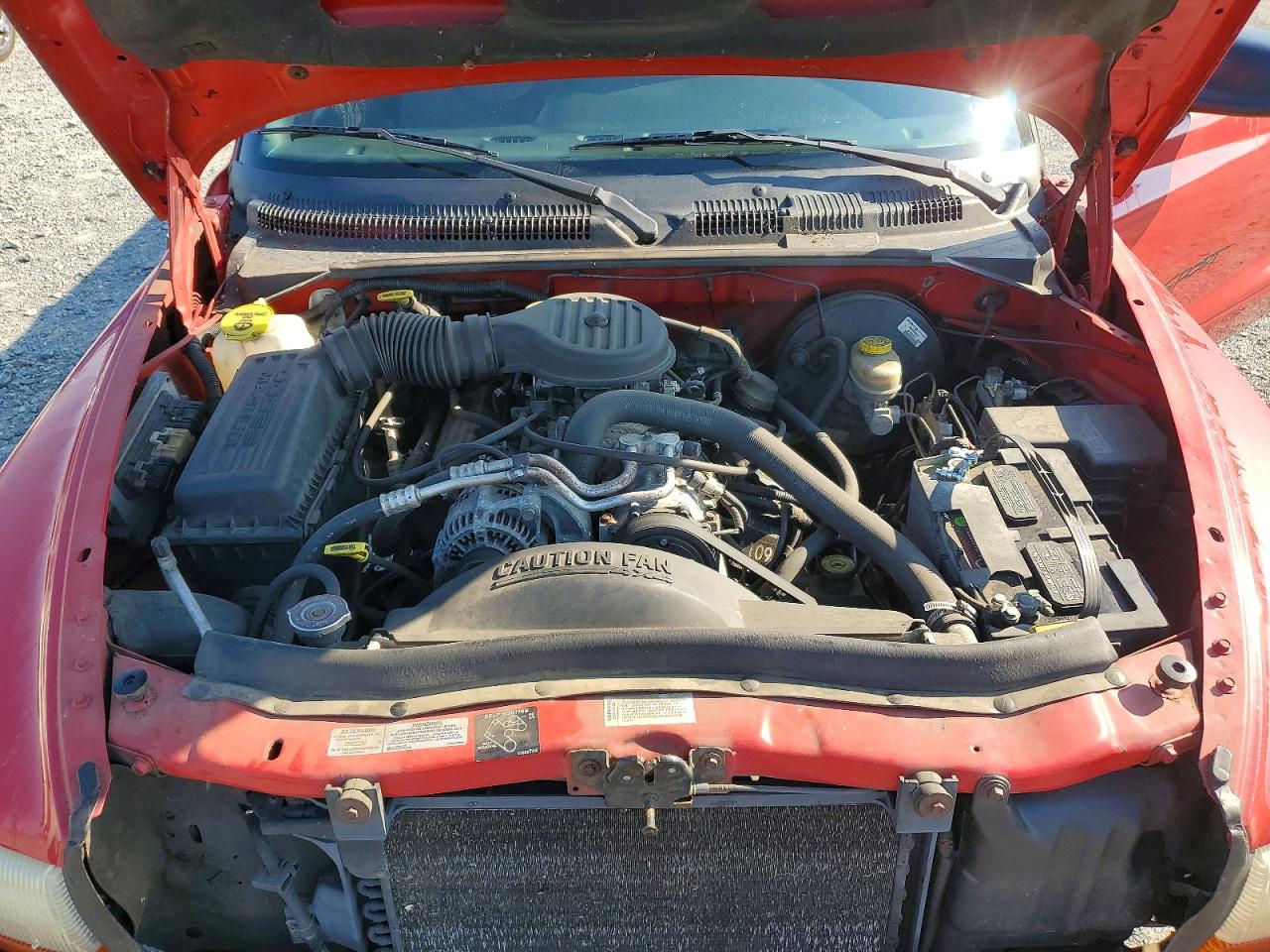 1997 Dodge Dakota Red vin: 1B7GG23Y0VS305422