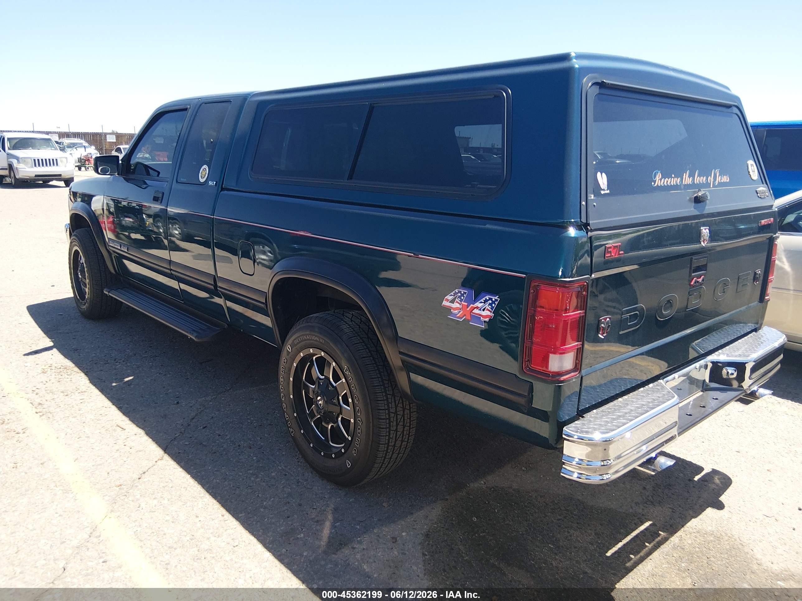 1994 Dodge Dakota   Green vin: 1B7GG23Y1RS704359