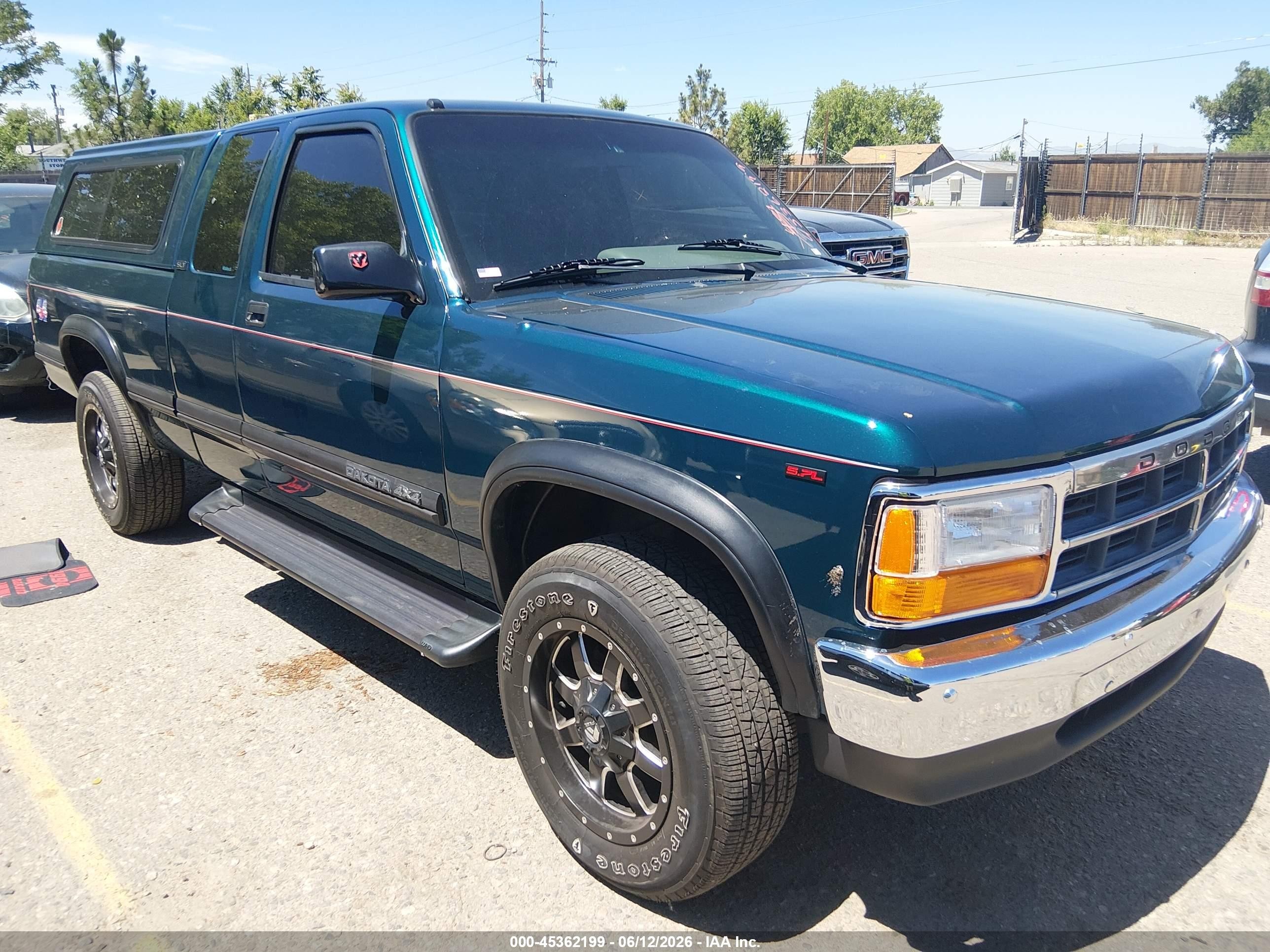 1994 Dodge Dakota   Green vin: 1B7GG23Y1RS704359