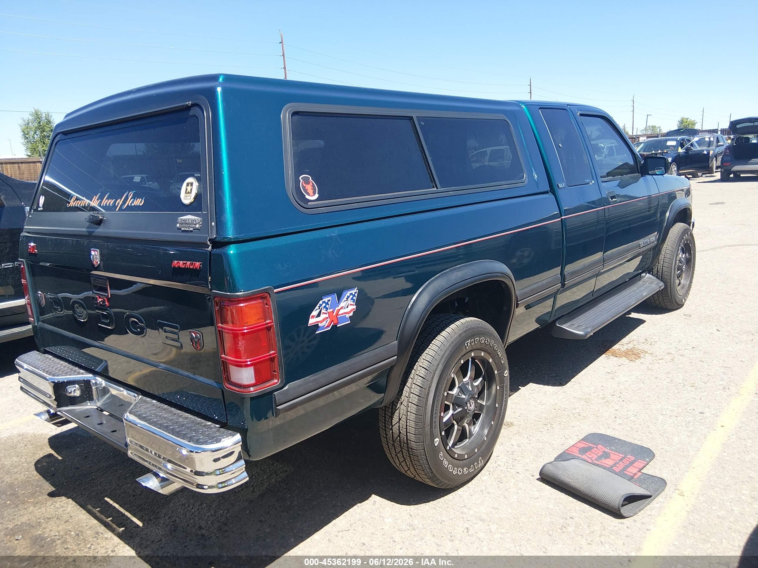 1994 Dodge Dakota   Green vin: 1B7GG23Y1RS704359