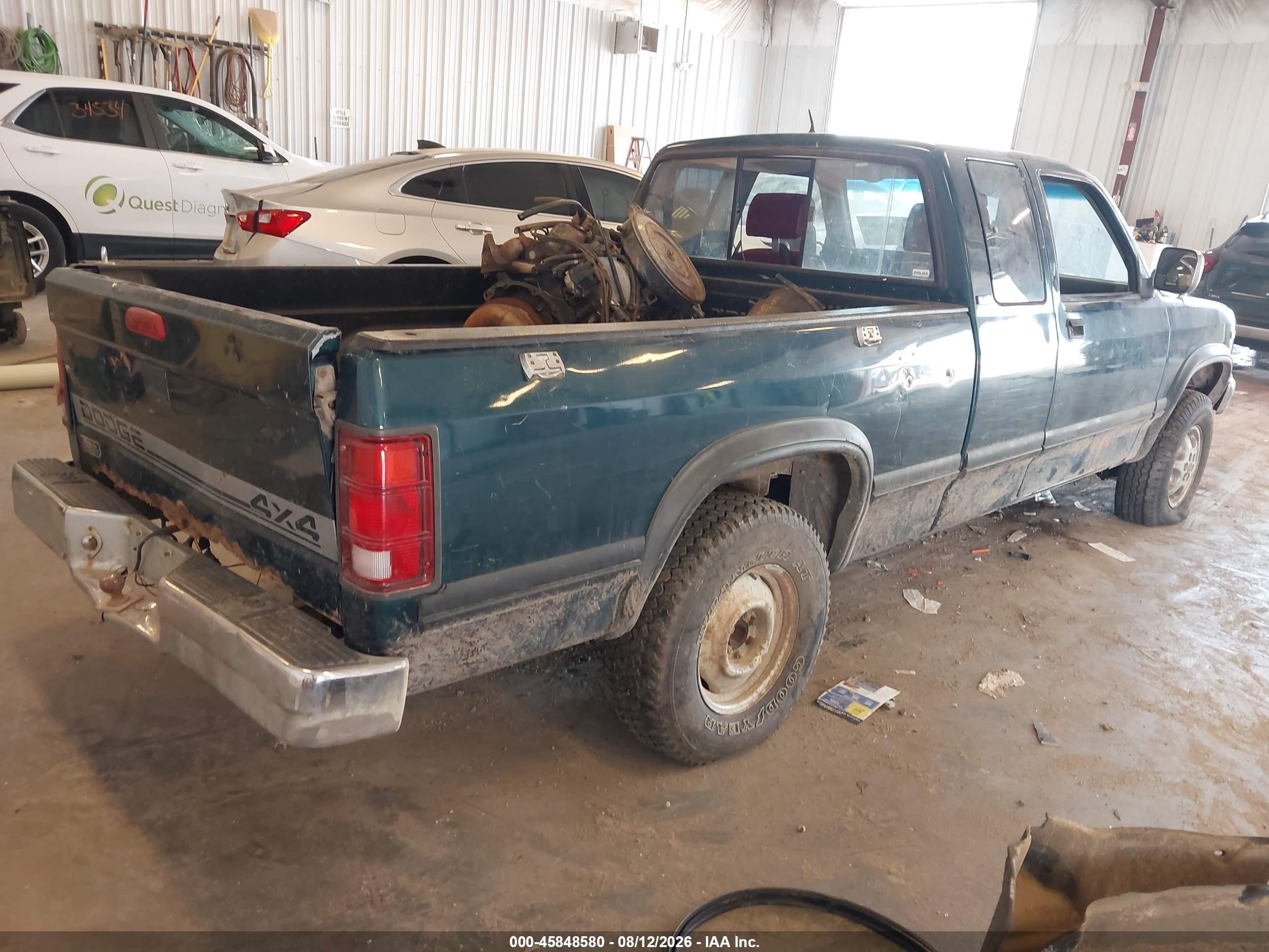 1995 Dodge Dakota Green vin: 1B7GG23Y2SS210114